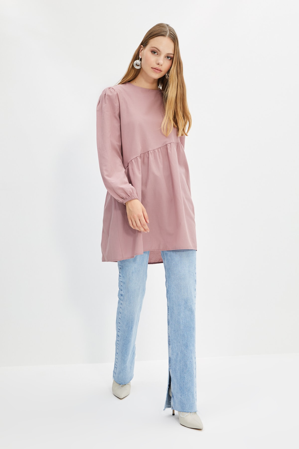 Trendyol Tunic - Pink - Regular fit