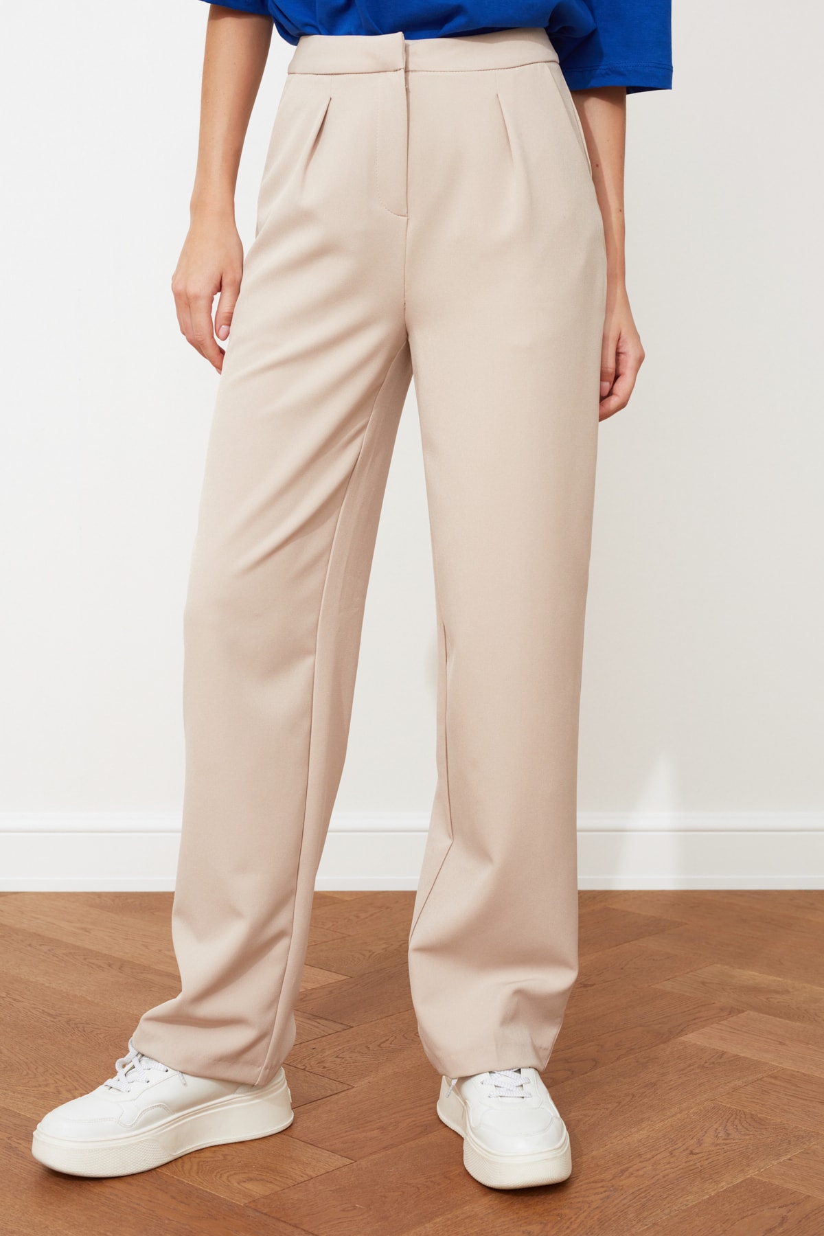 Pantaloni dama Trendyol Flat Cut