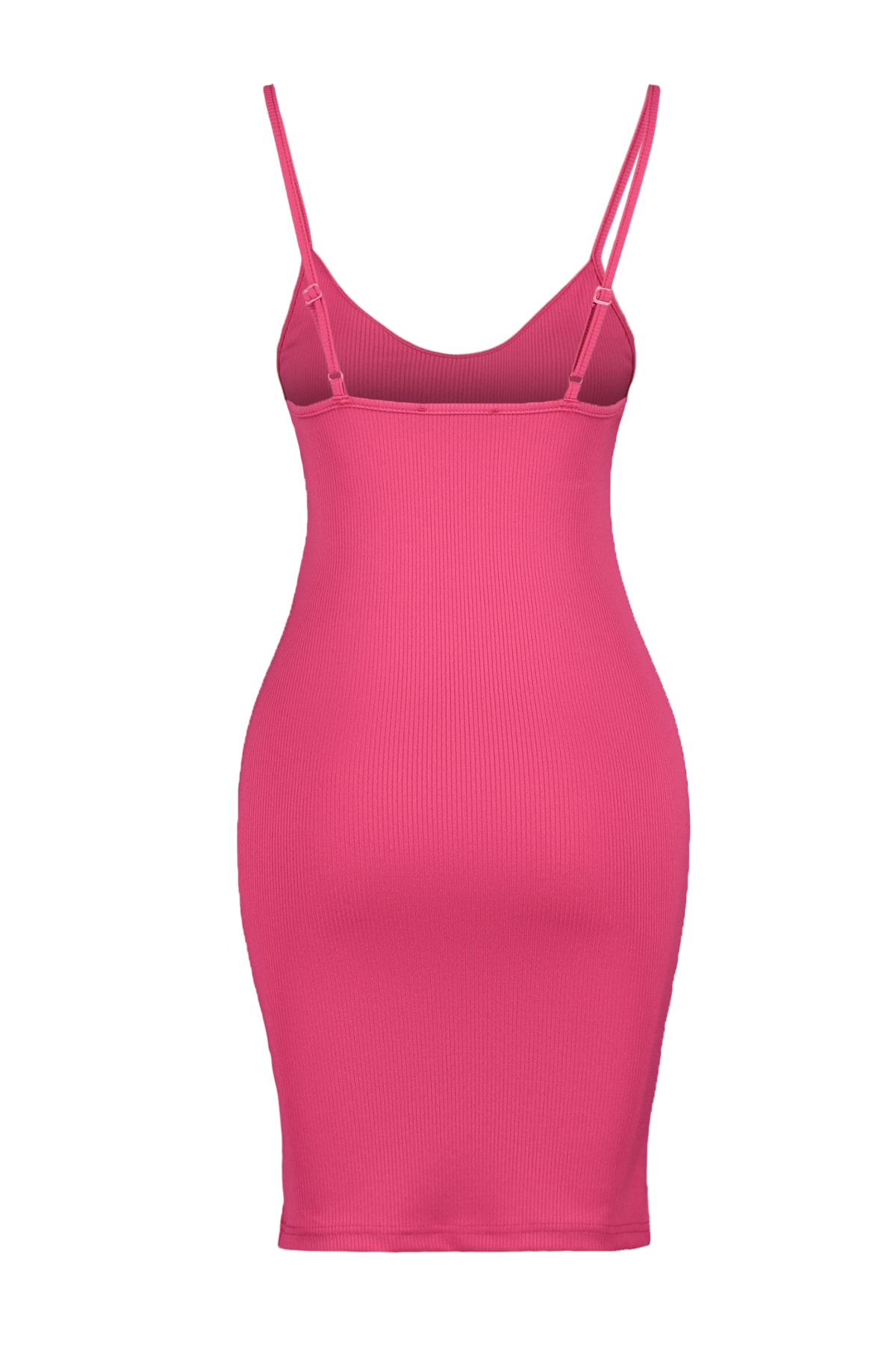 Rochie de seara tricotata Trendyol Fuchsia