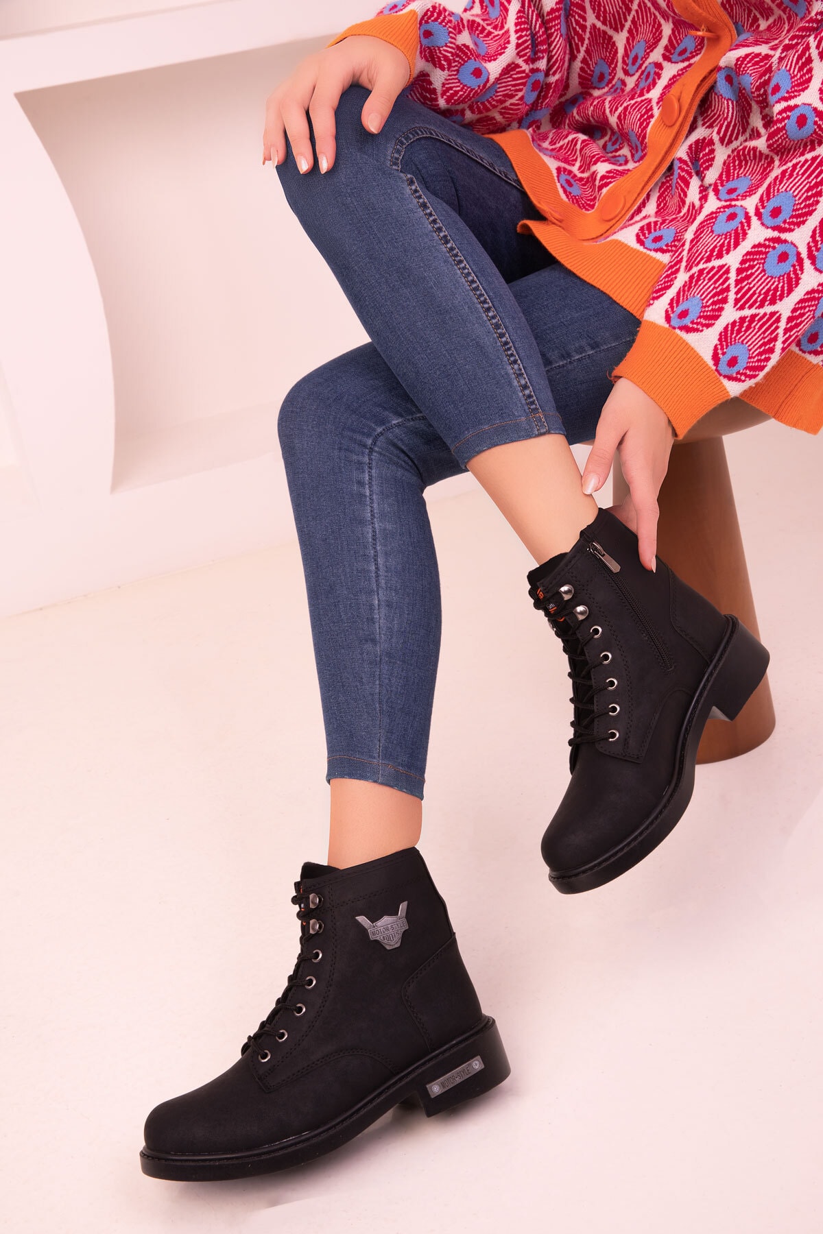 Soho Black-Black Women's Boots & Booties 13779