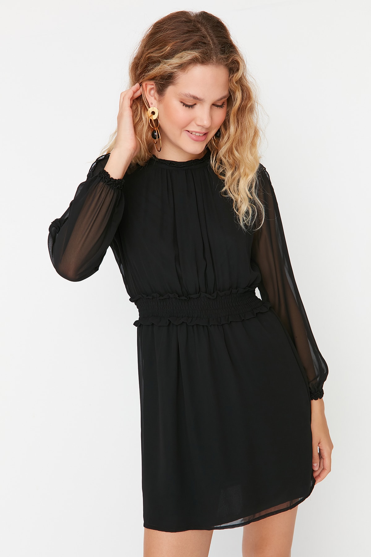 Trendyol Dress - Black - Skater