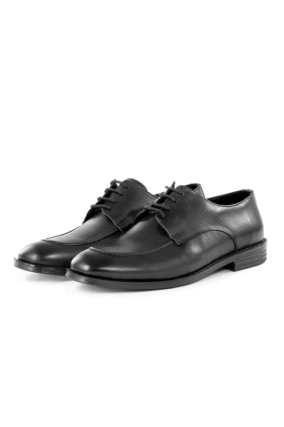Levně Ducavelli Tira Genuine Leather Men's Classic Shoes, Derby Classic Shoes, Lace-Up Classic Shoes.