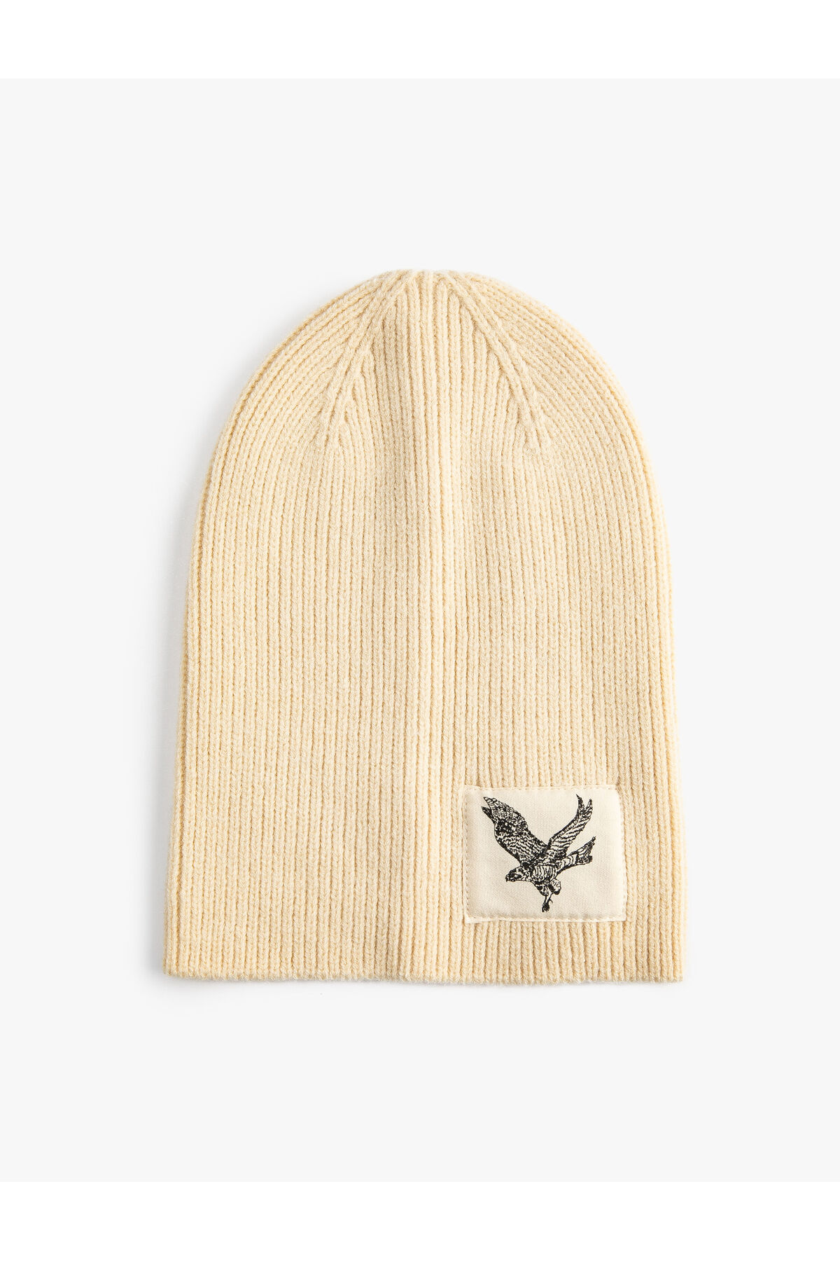 Levně Koton Knitted Beanie Eagle Embroidered