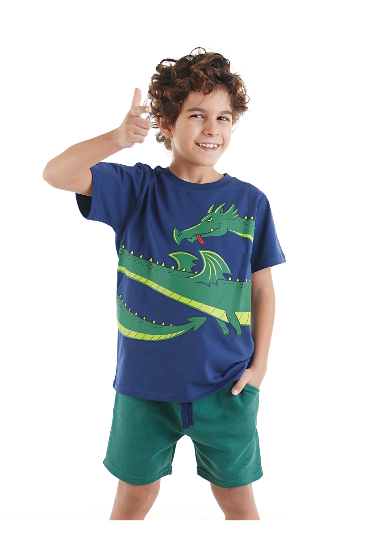 mshb&g Sada trička a kraťasů s motivem Dragon Boy