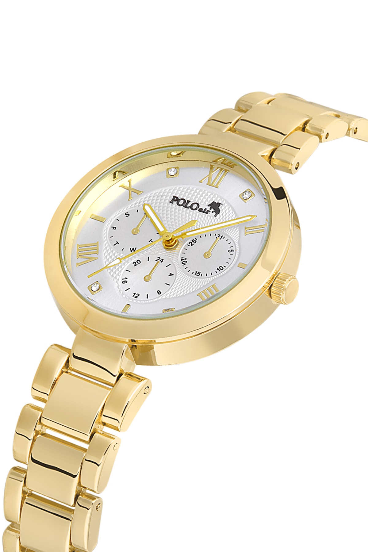 Polo Air Roman Numeral Women's Wristwatch Yellow Color