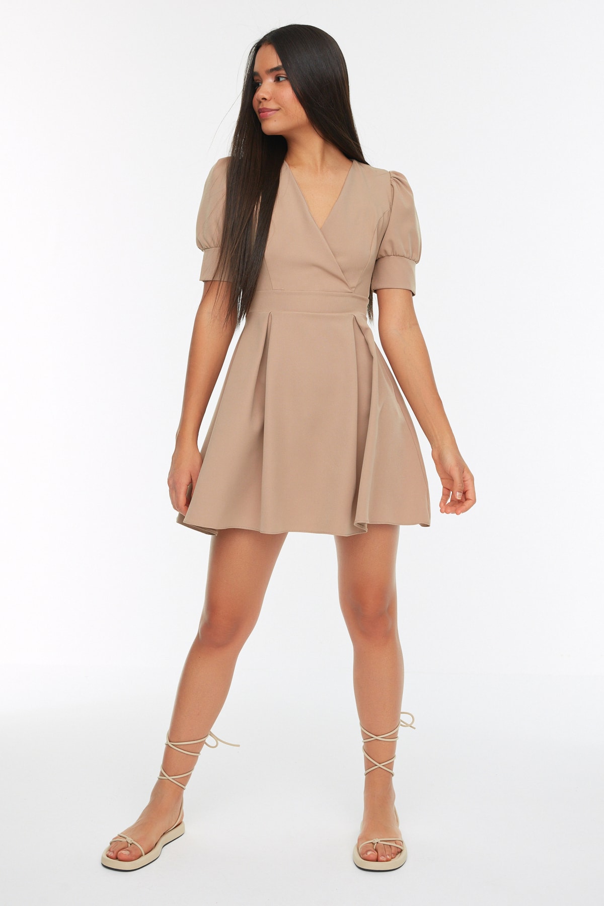 Rochie dama, Trendyol Ecru