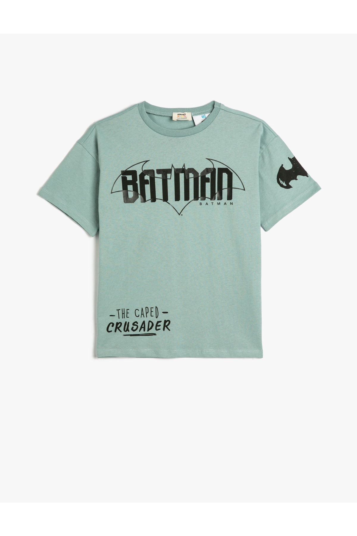Koton Batman T-Shirt Licensed Short Sleeve Crew Neck Cotton