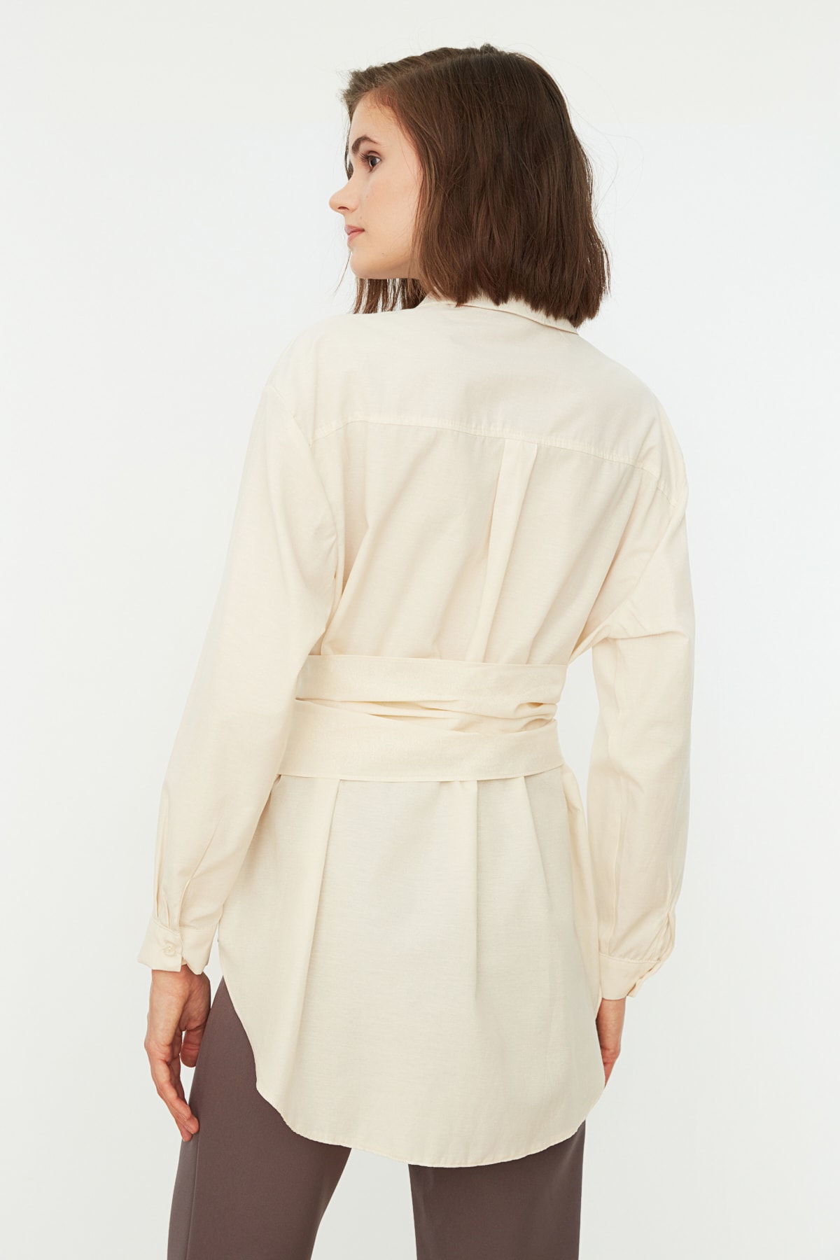 Camasa Dama, Trendyol Buckle Detailed