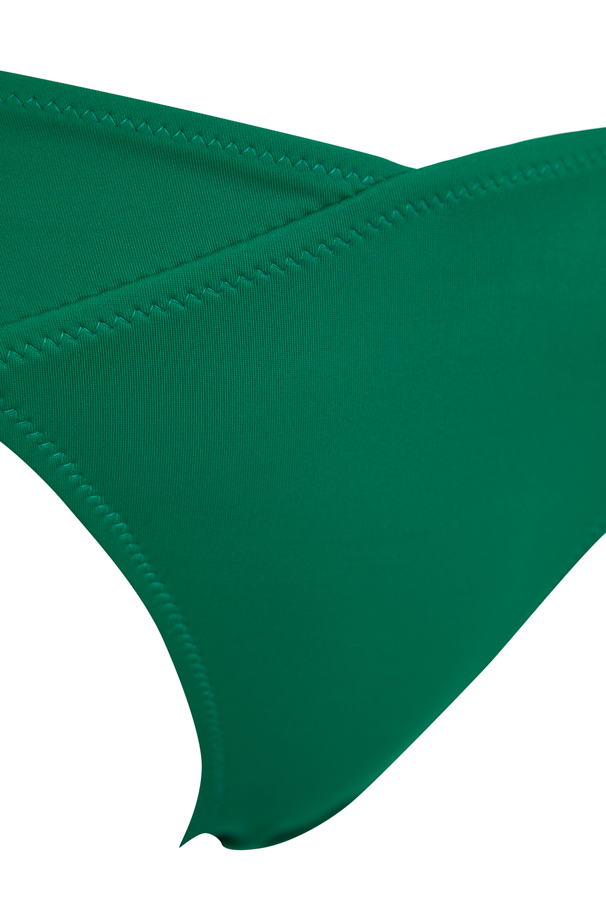 Trendyol Emerald Green V Cut Brazilian Core Bikini Bottom