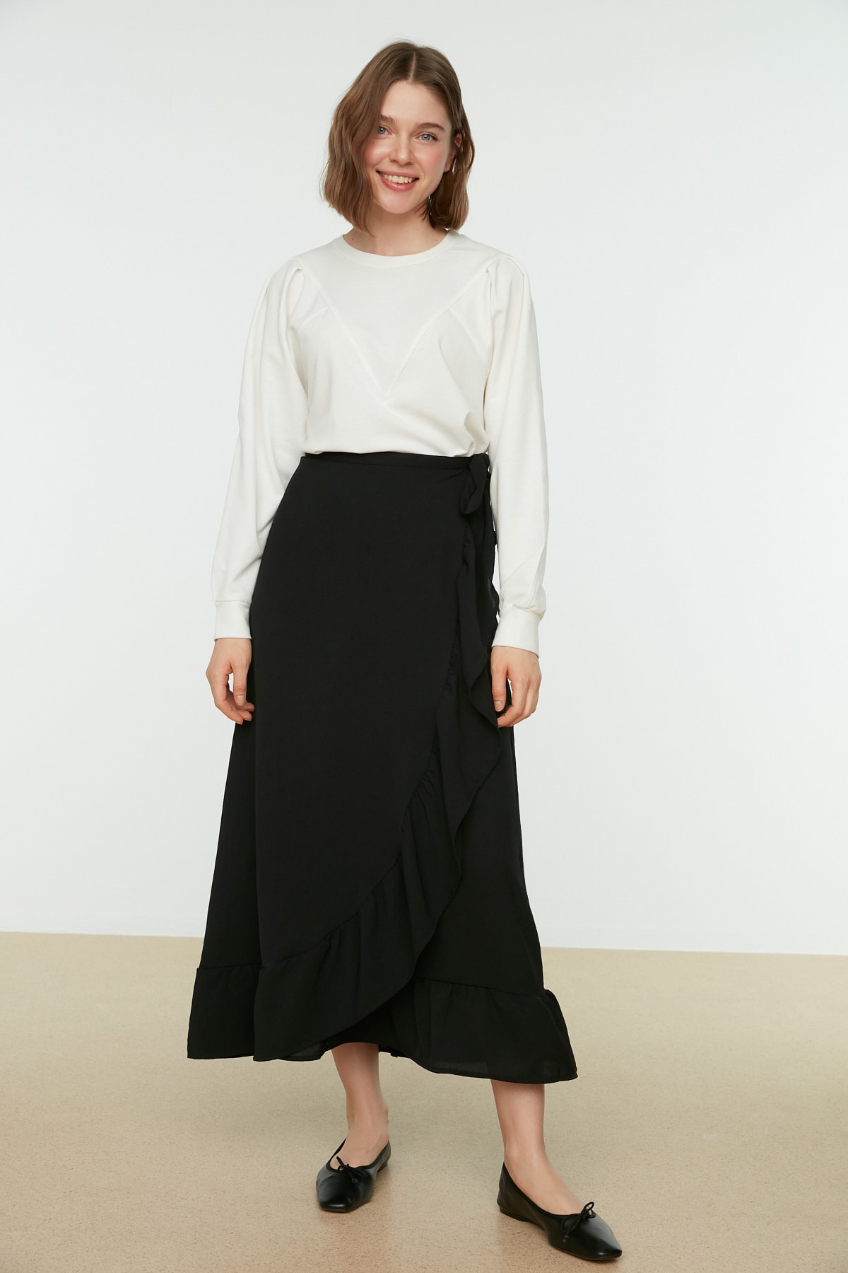 Trendyol Skirt - Black - Maxi