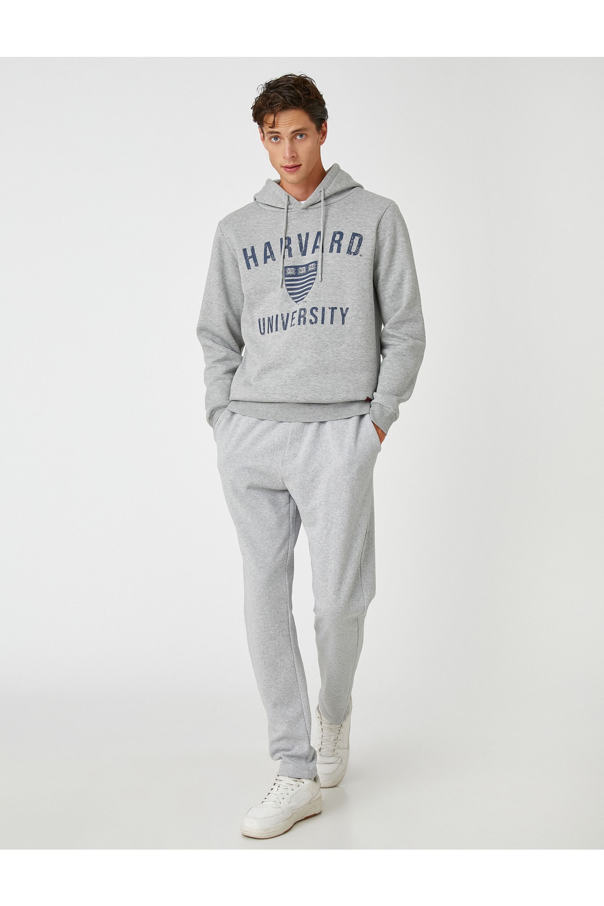 Koton Jogger Sweatpants with Lace-Up Waist.