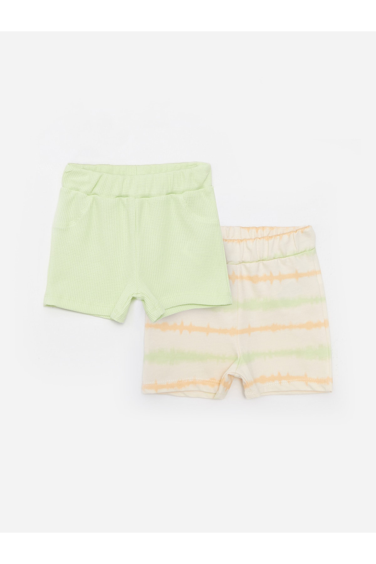 Levně LC Waikiki Baby Boy Shorts With Elastic Waist 2-Pack