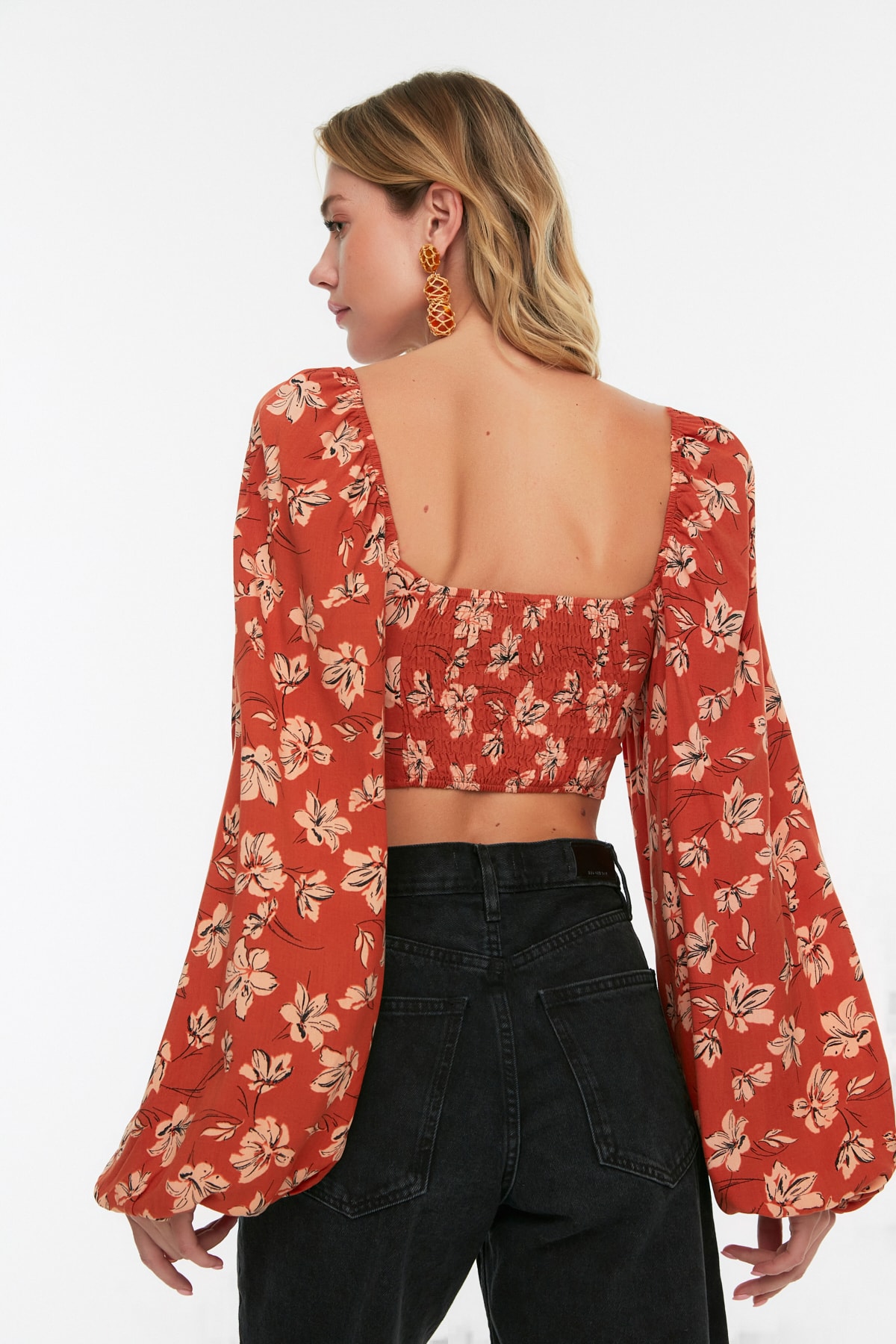 Crop top de dama, Trendyol Floral