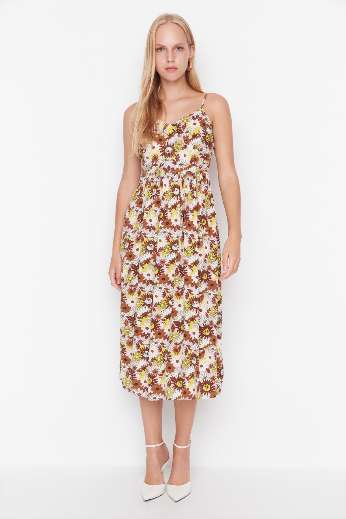 Trendyol Multicolored Dress With Back Detail