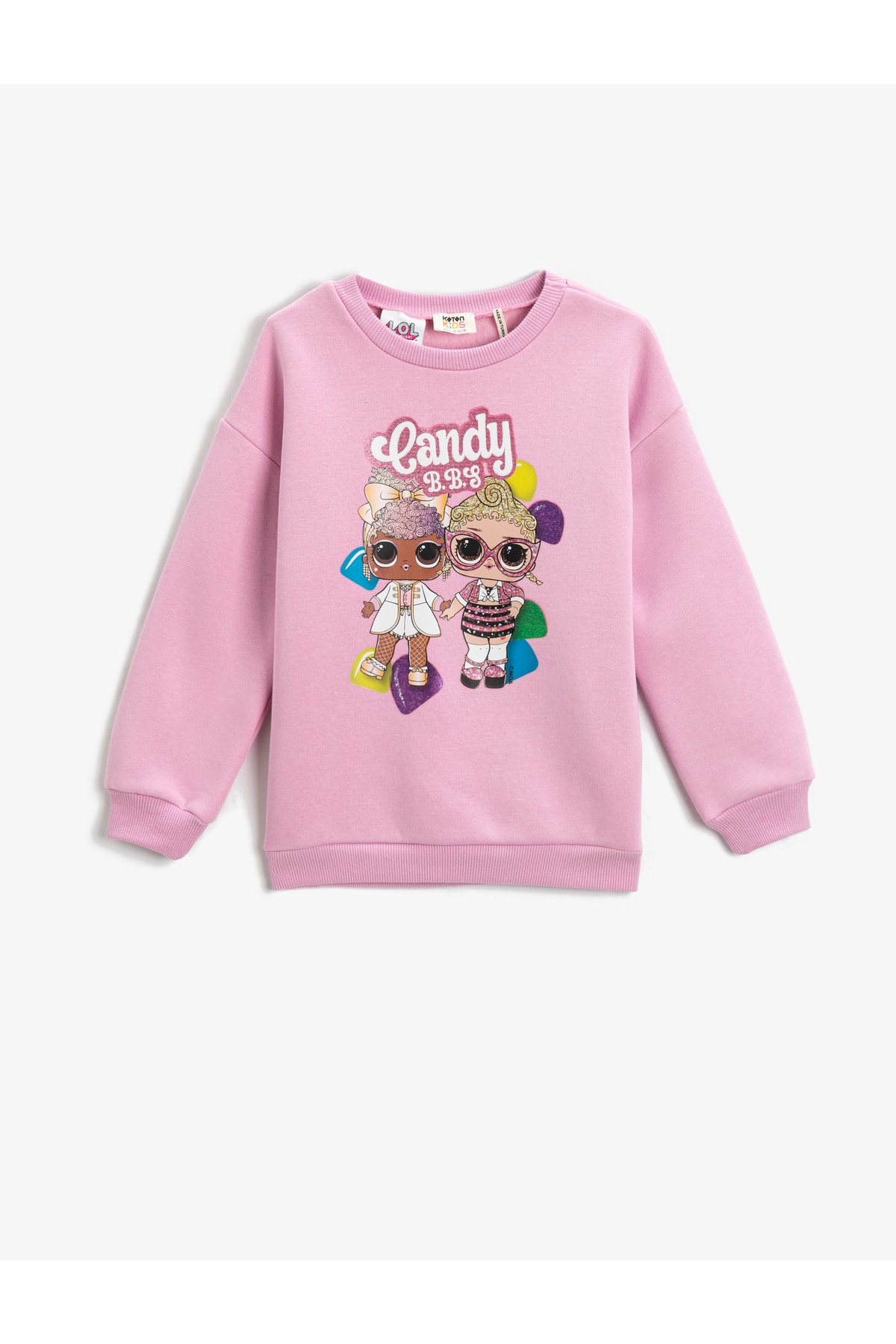 Koton Sweatshirt - Lilac - Regular fit