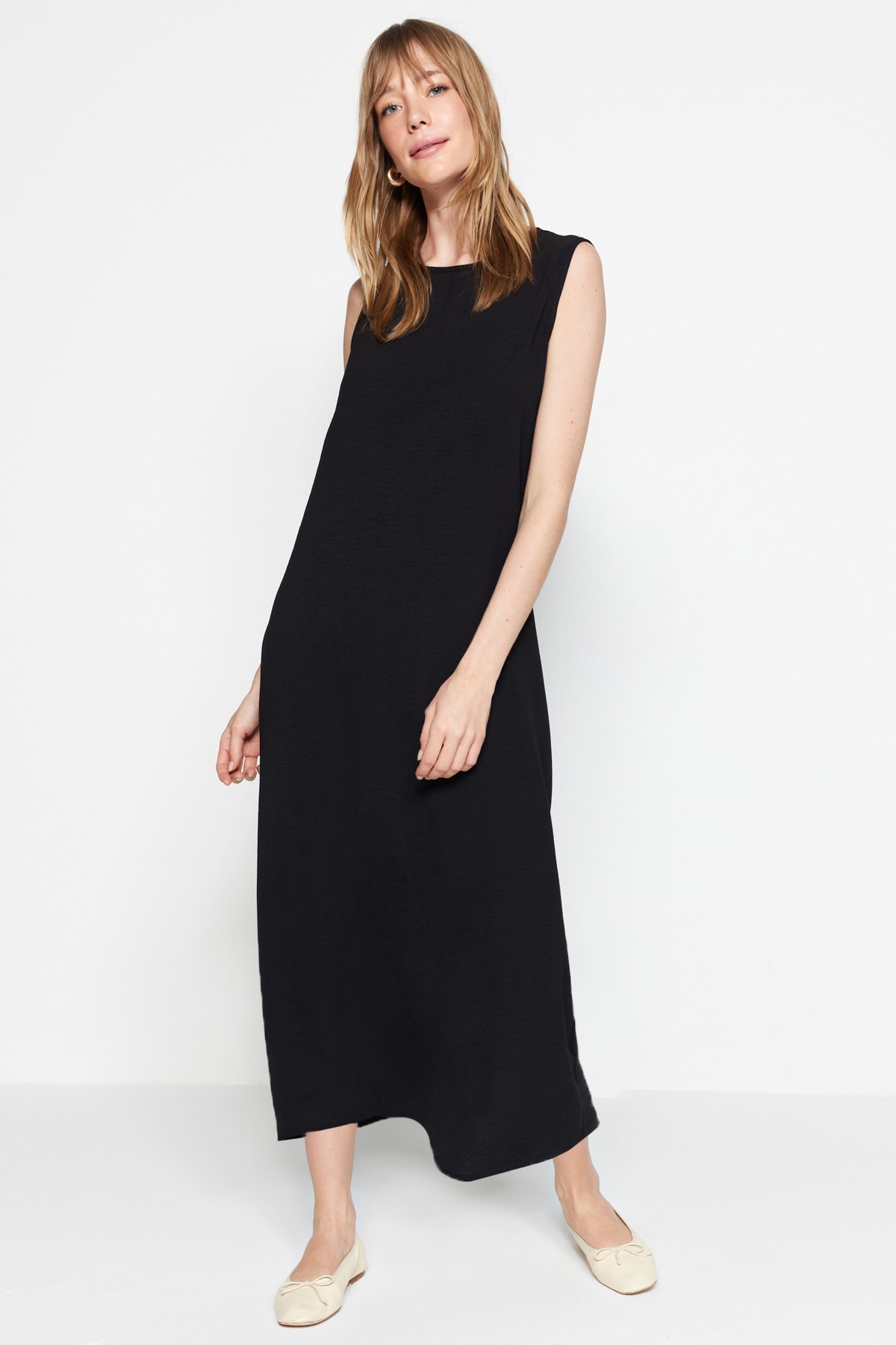 Trendyol negru-bej 2-pack Aerobin lenjerie de corp cu căptușeală țesută rochie