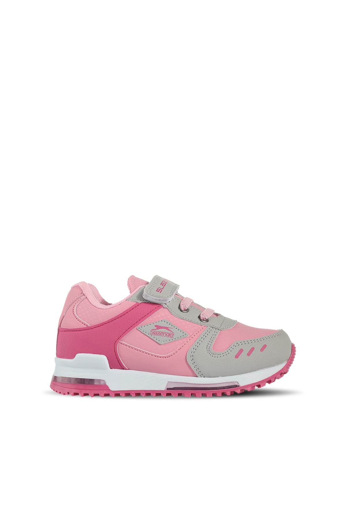 Levně Slazenger Edmond Sneaker Girls' Shoes Grey / Pink