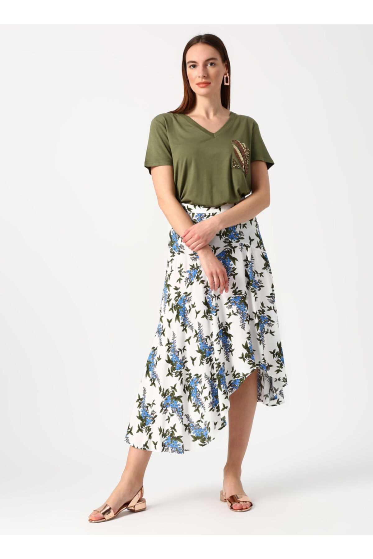 Koton Floral Skirt