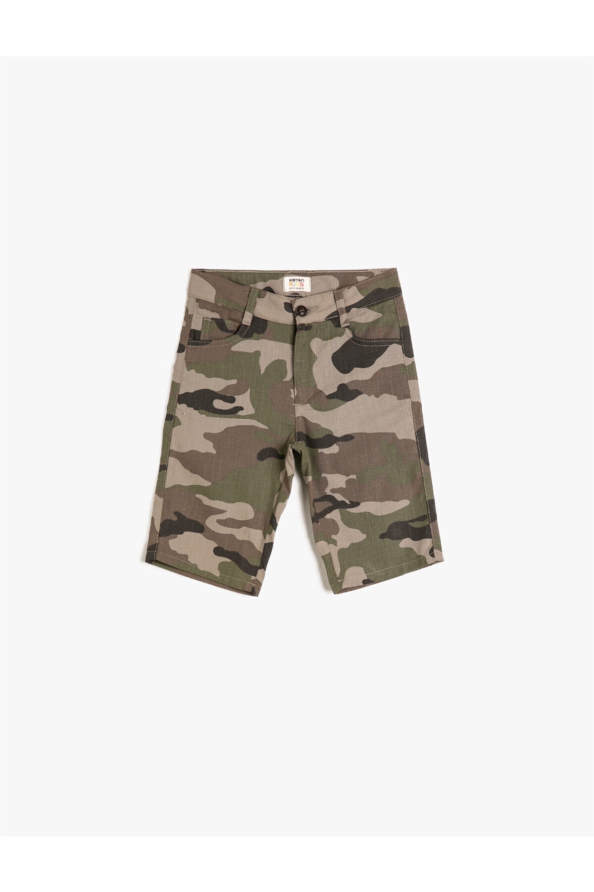 Levně Koton Cotton Camouflage Patterned Shorts