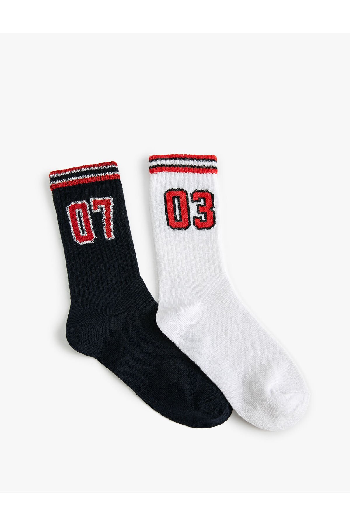 Koton Set of 2 Colorful Patterned Socks