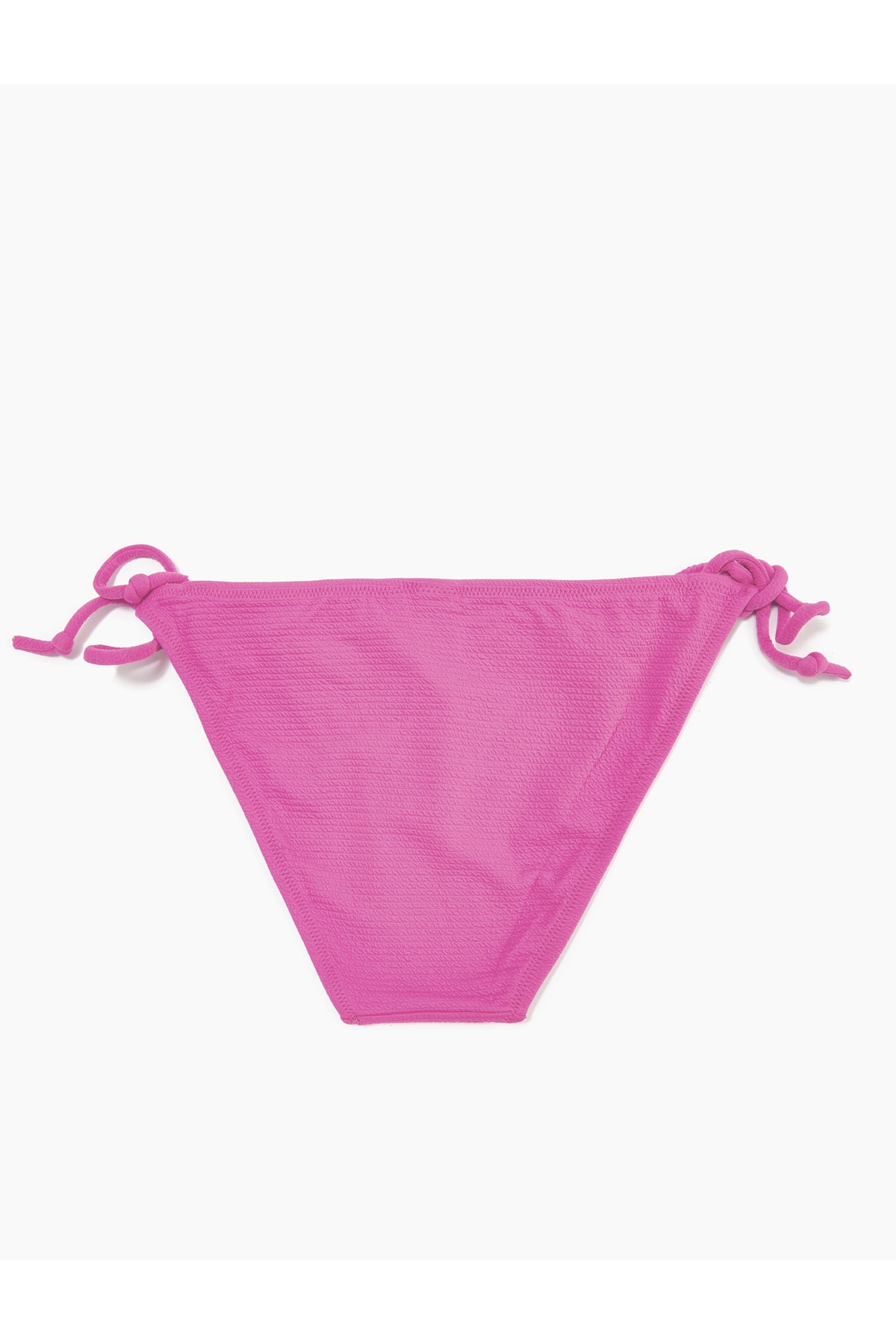 Koton Brazilian Bikini Bottom Basic Textured Side Tie Detaliu