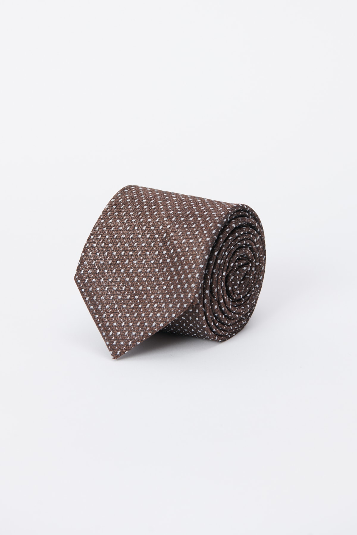 ALTINYILDIZ CLASSICS Men's Brown-gray Patterned Tie