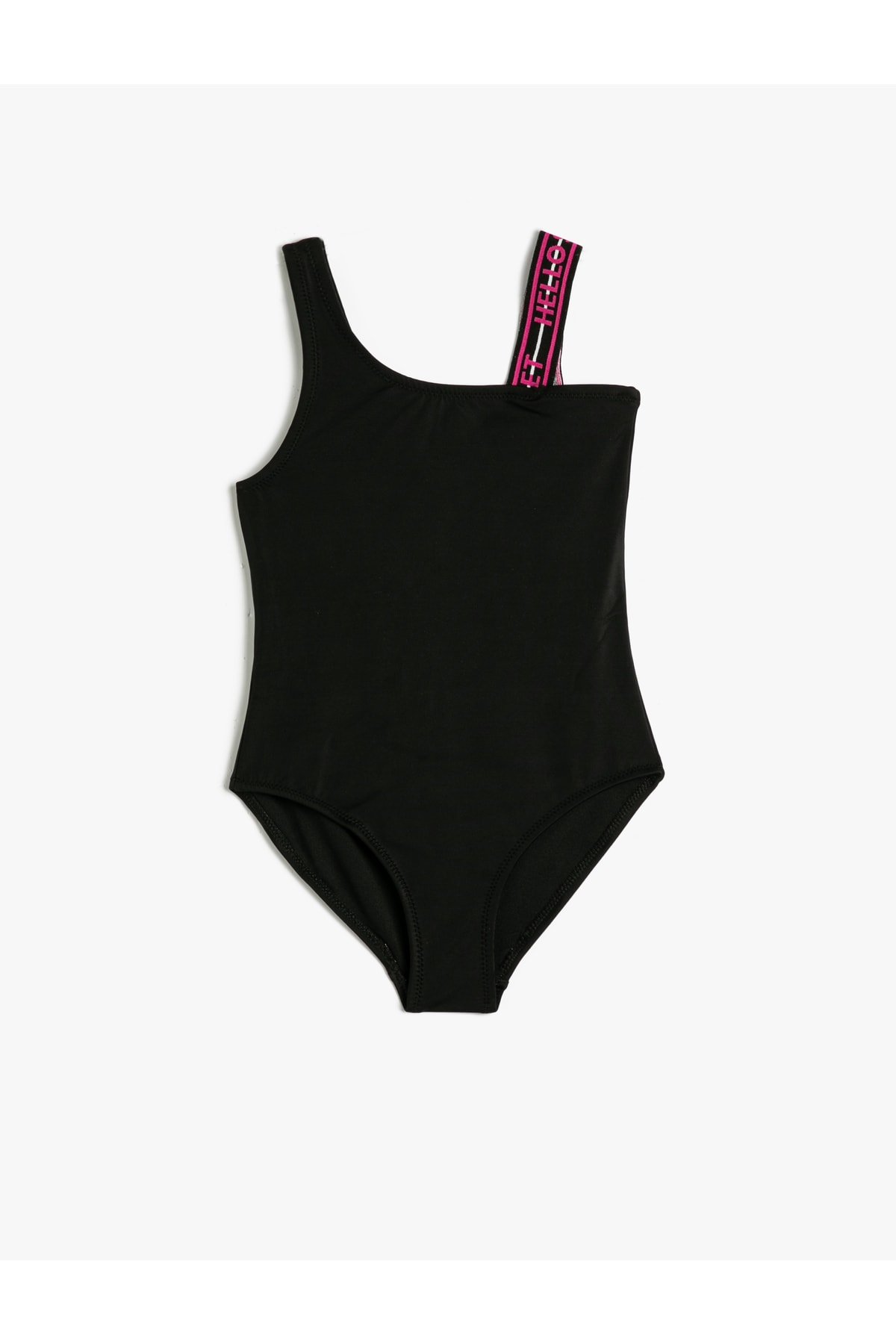 Levně Koton Swimsuit One Shoulder Strap Detailed