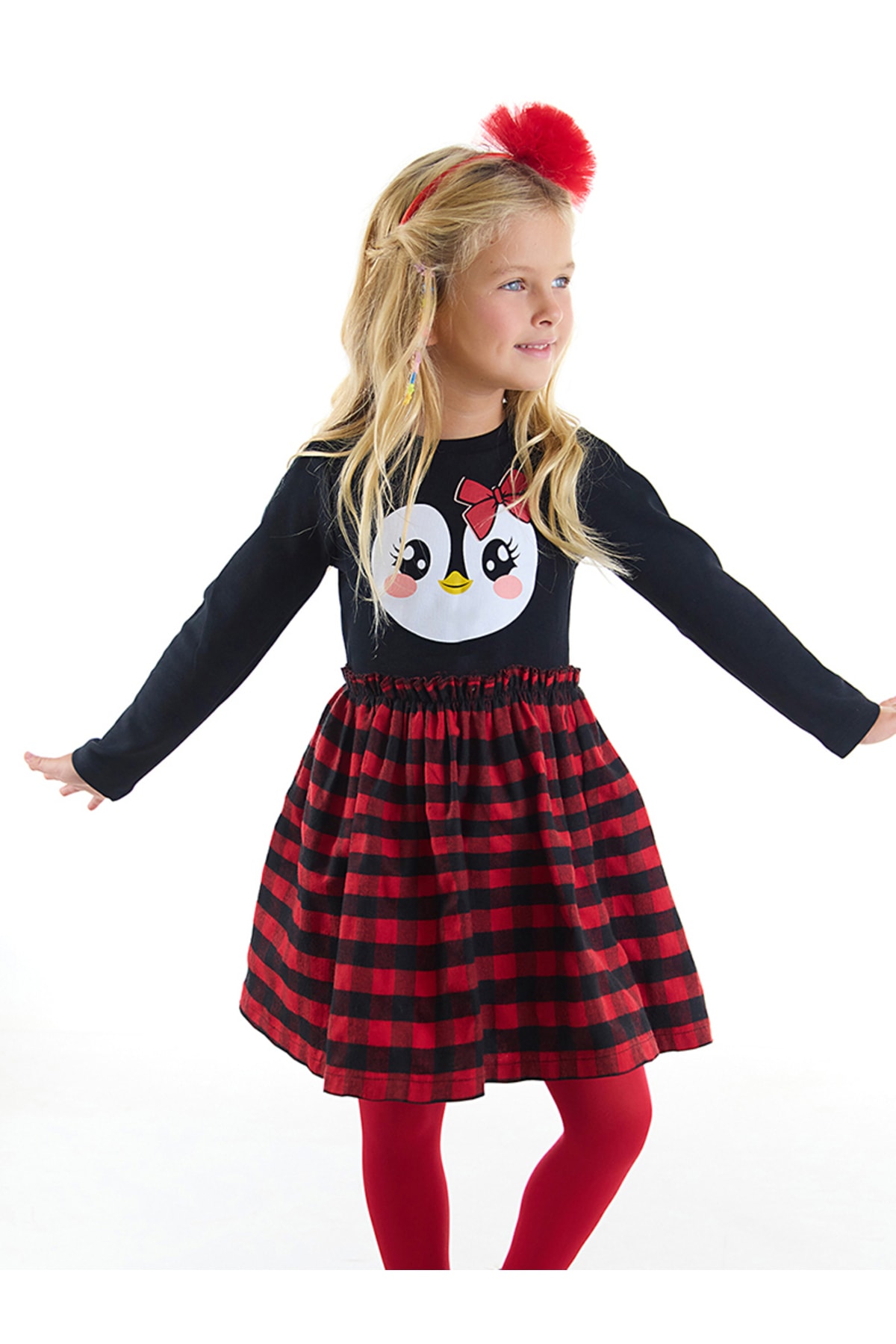 Levně Denokids Fancy Penguin Girl Dress