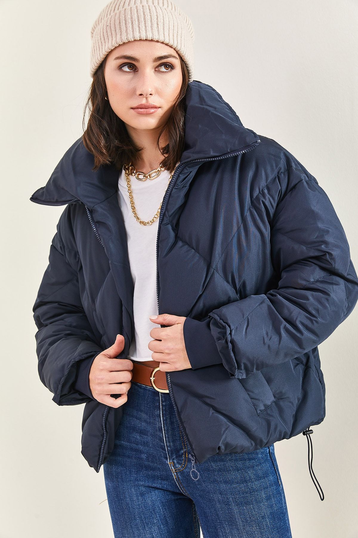 Bianco Lucci Women's Oversize Puffer Jacket