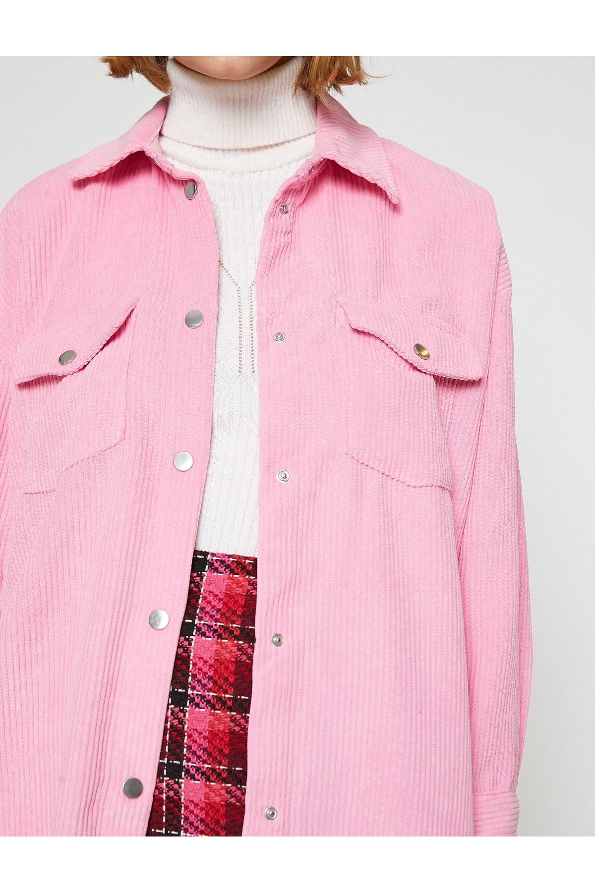 Koton Oversized Corduroy Shirt