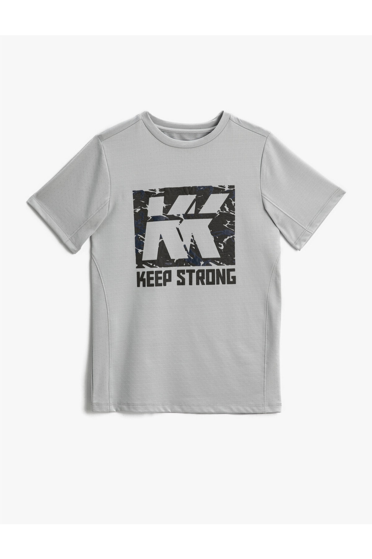 Koton Short Sleeve Printed T-Shirt Crew Neck