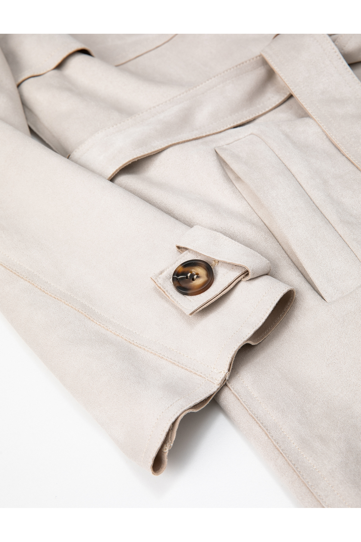 Trenci Koton Buzunar cu nasturi la talie cu nasturi