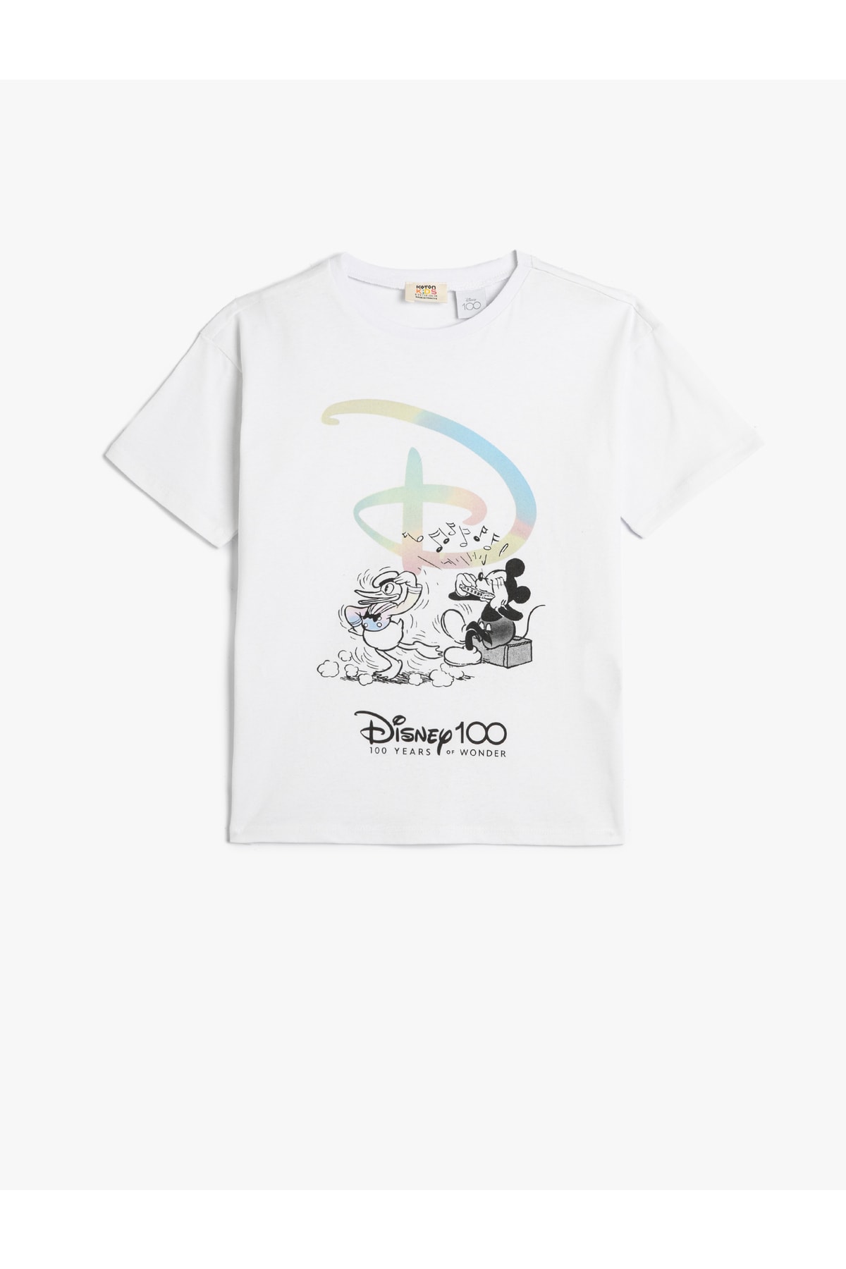 Koton Mickey Mouse T-Shirt Printed Licensed Short Sleeve Crew Neck Disney