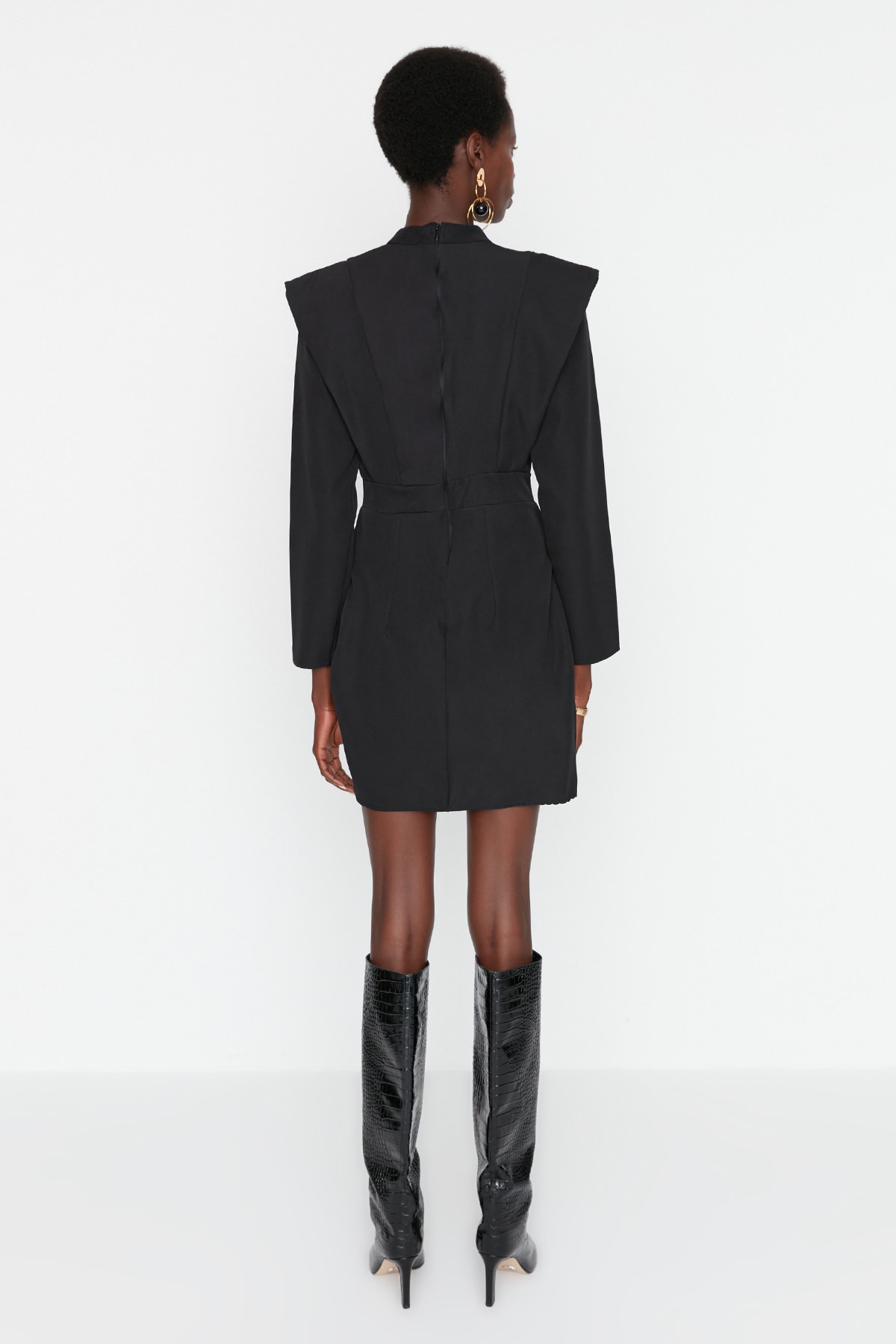 Rochie de dama Trendyol High Collar