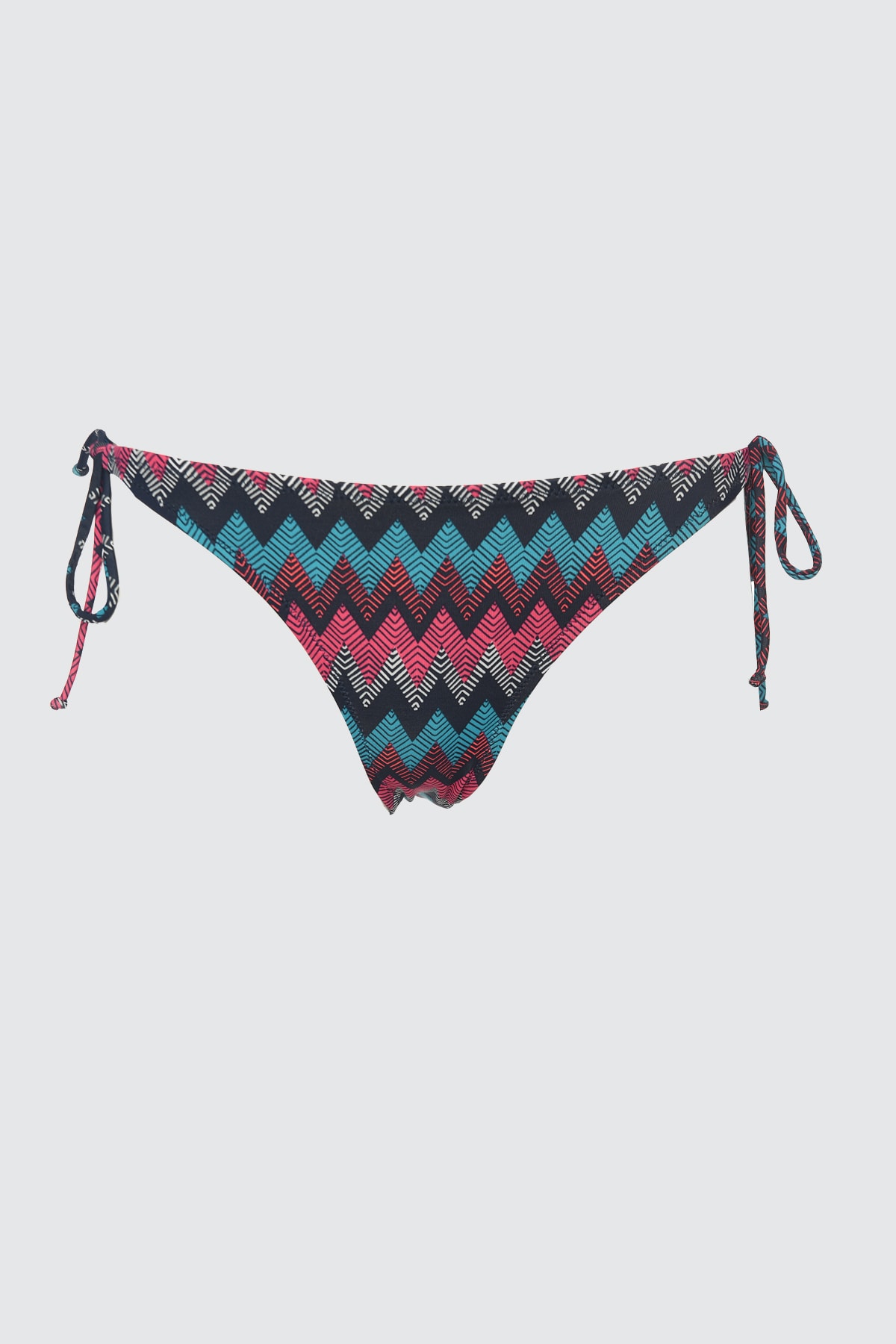 Levně Trendyol Striped Bright Lace Low Waist Bikini bottom