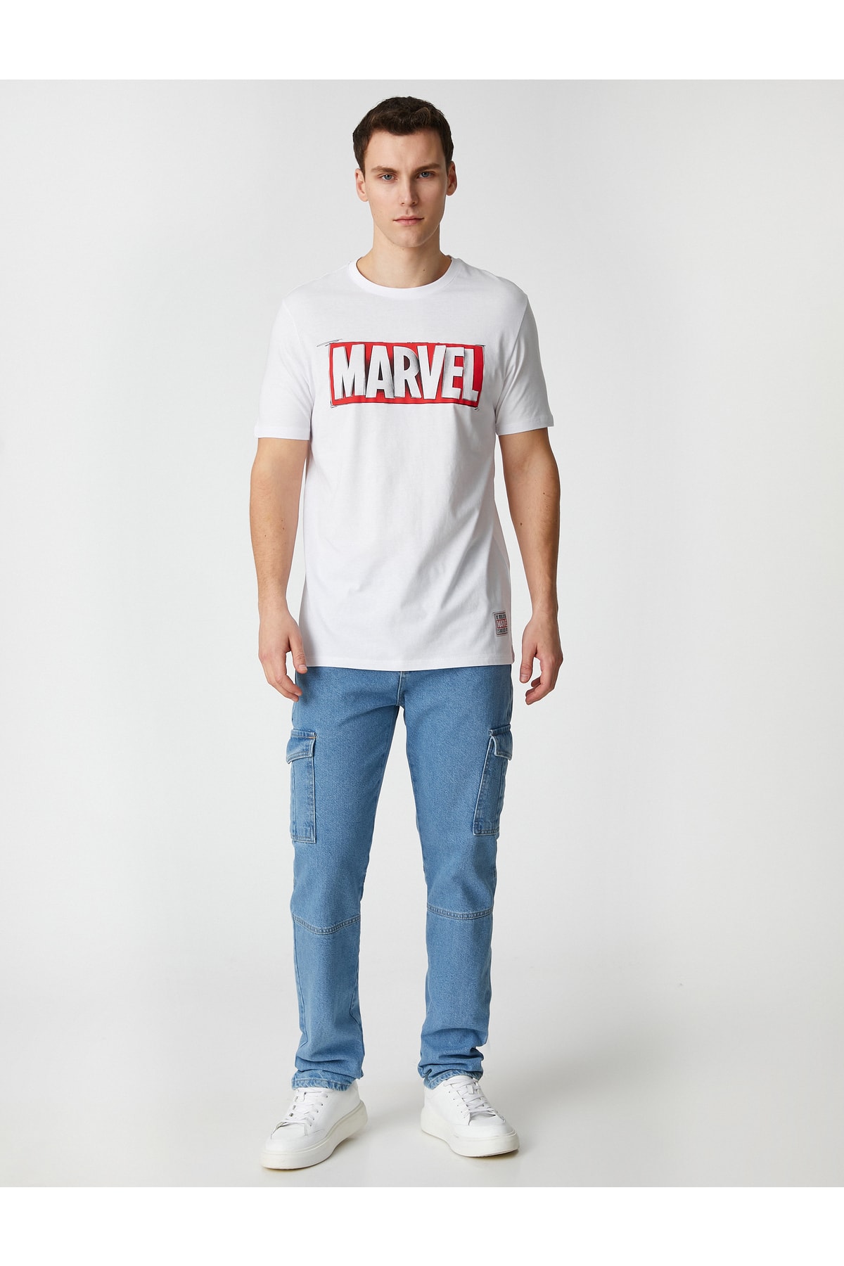 Koton Marvel T-Shirt Licensed Printed Crewneck