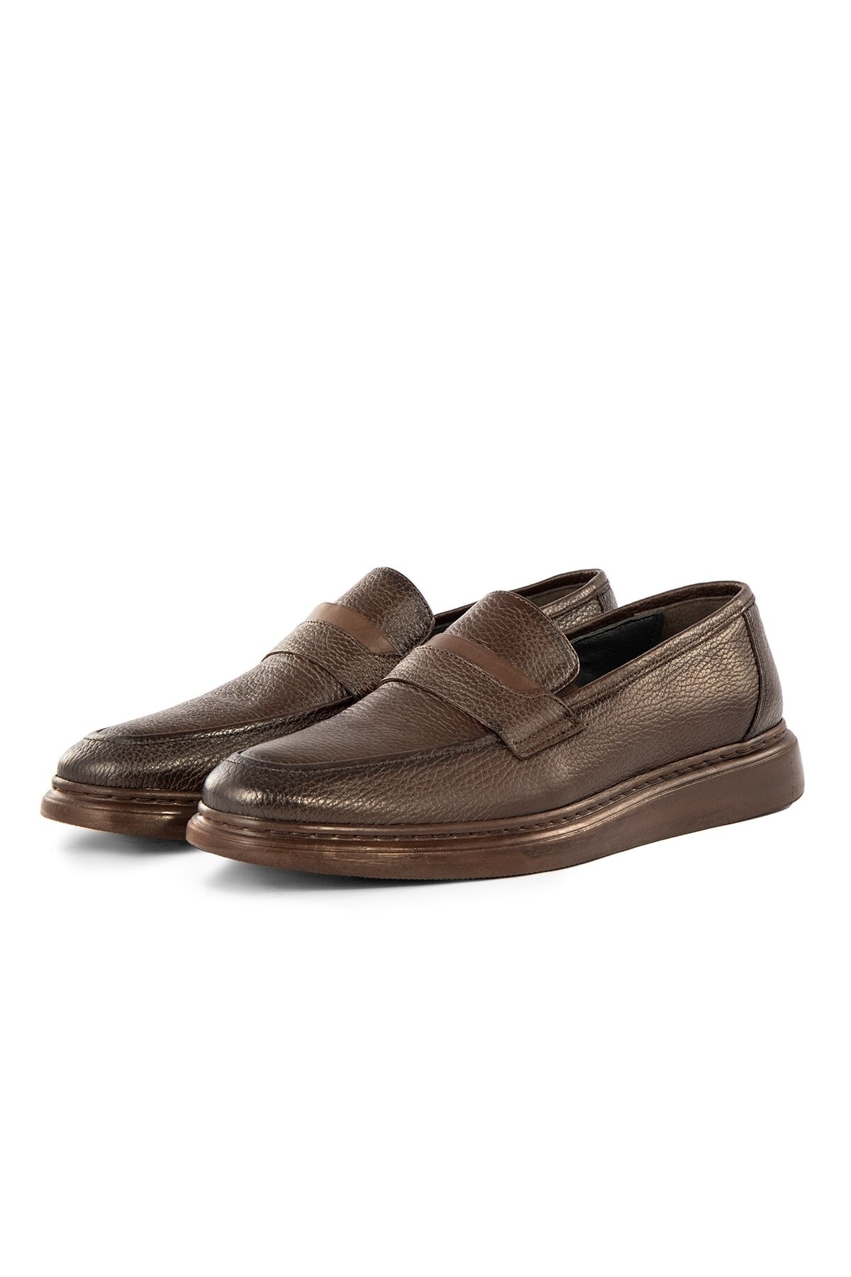 Levně Ducavelli Frio Genuine Leather Men's Casual Classic Shoes, Loafers Classic Shoes.