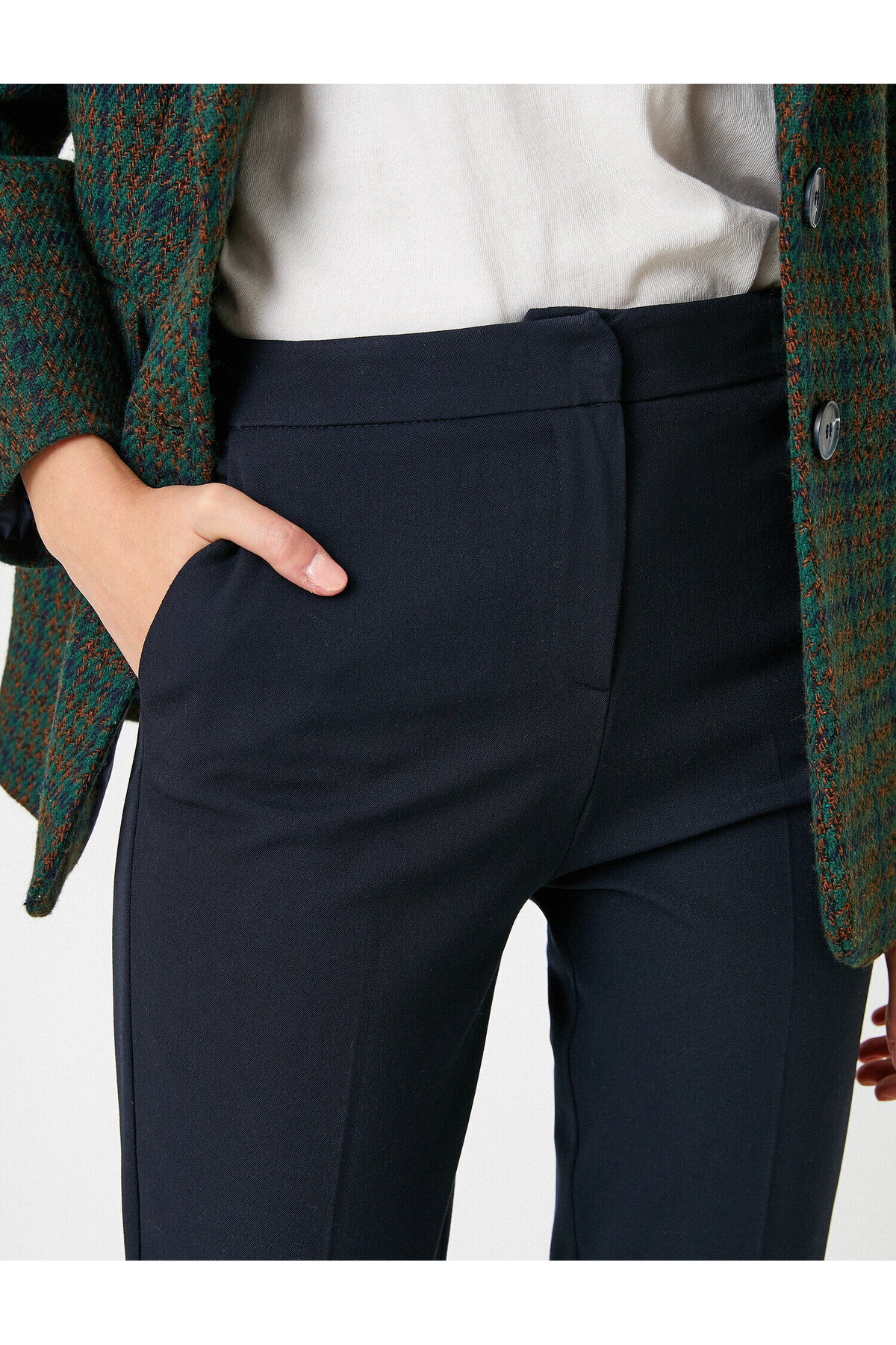 Pantaloni Koton - Albastru închis - Slim