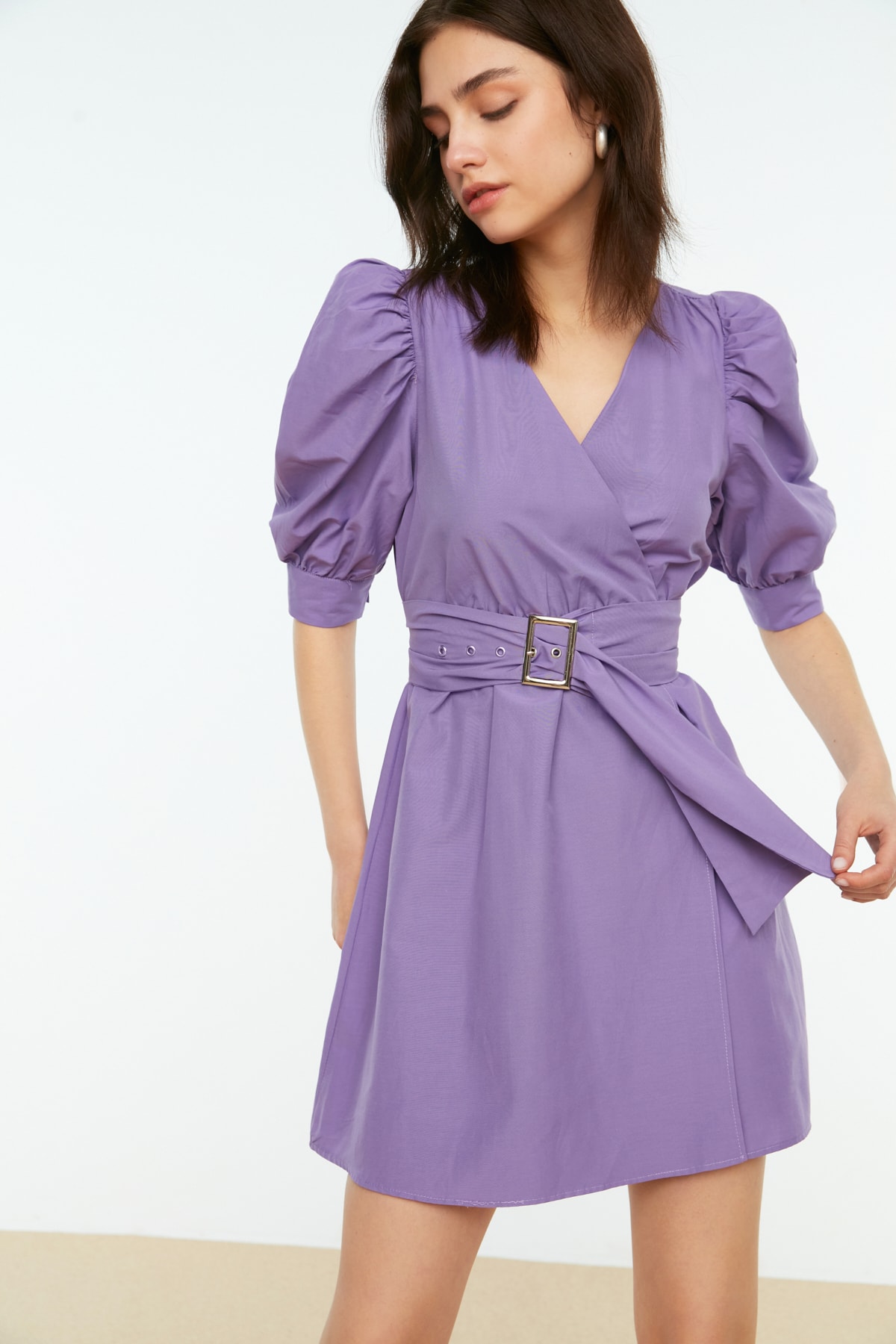 Rochie dama Trendyol Belt detailed