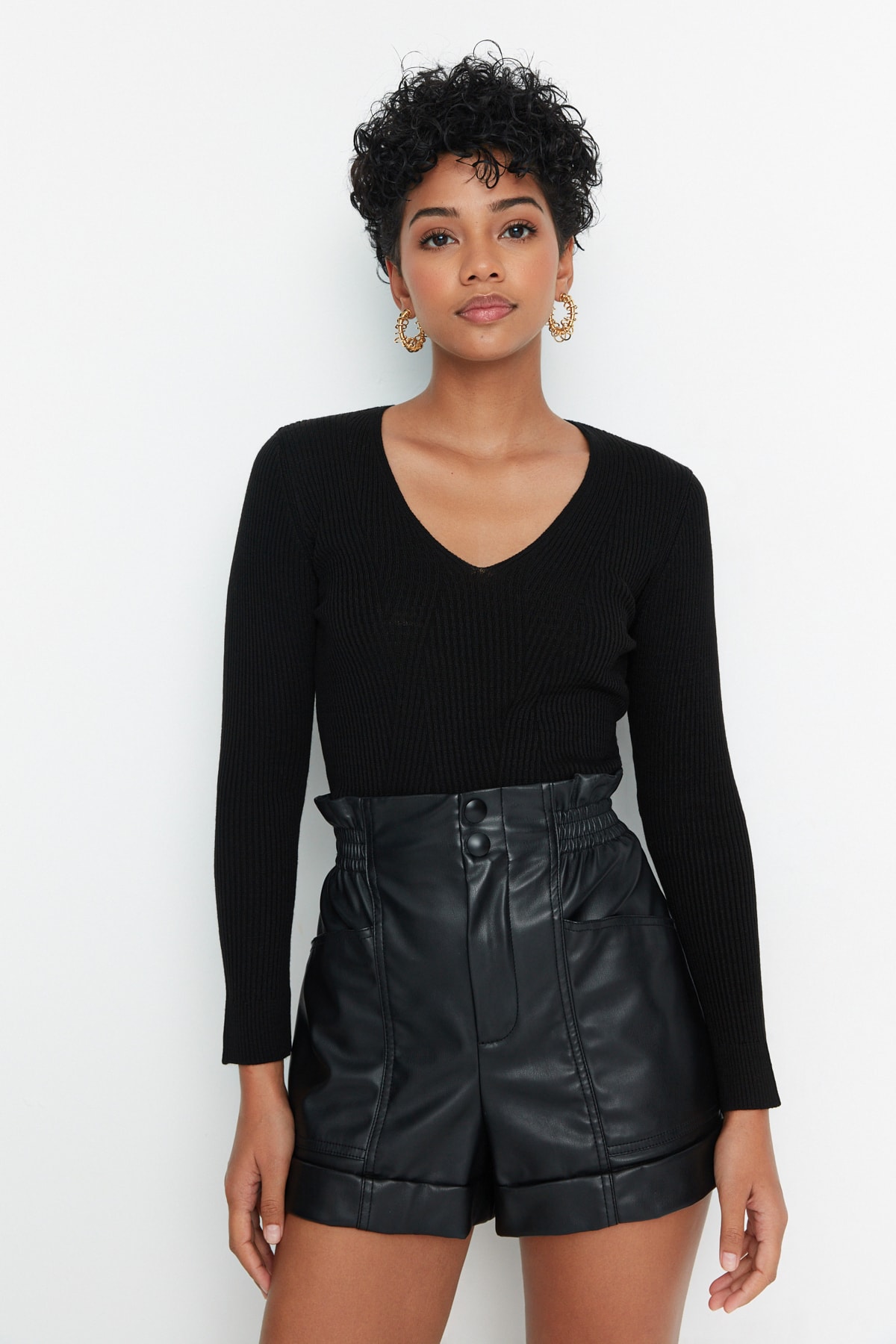 Women's sweater Trendyol Ecru
