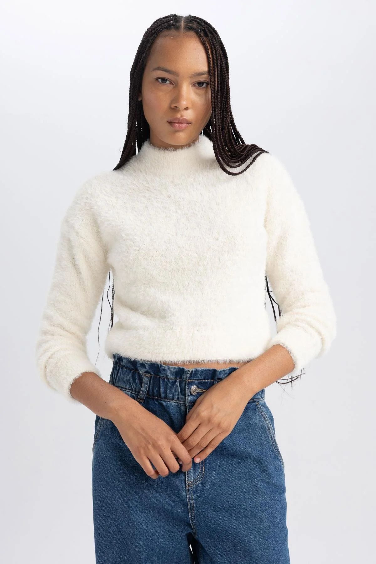 DEFACTO Regular Fit Half Turtleneck Sweater