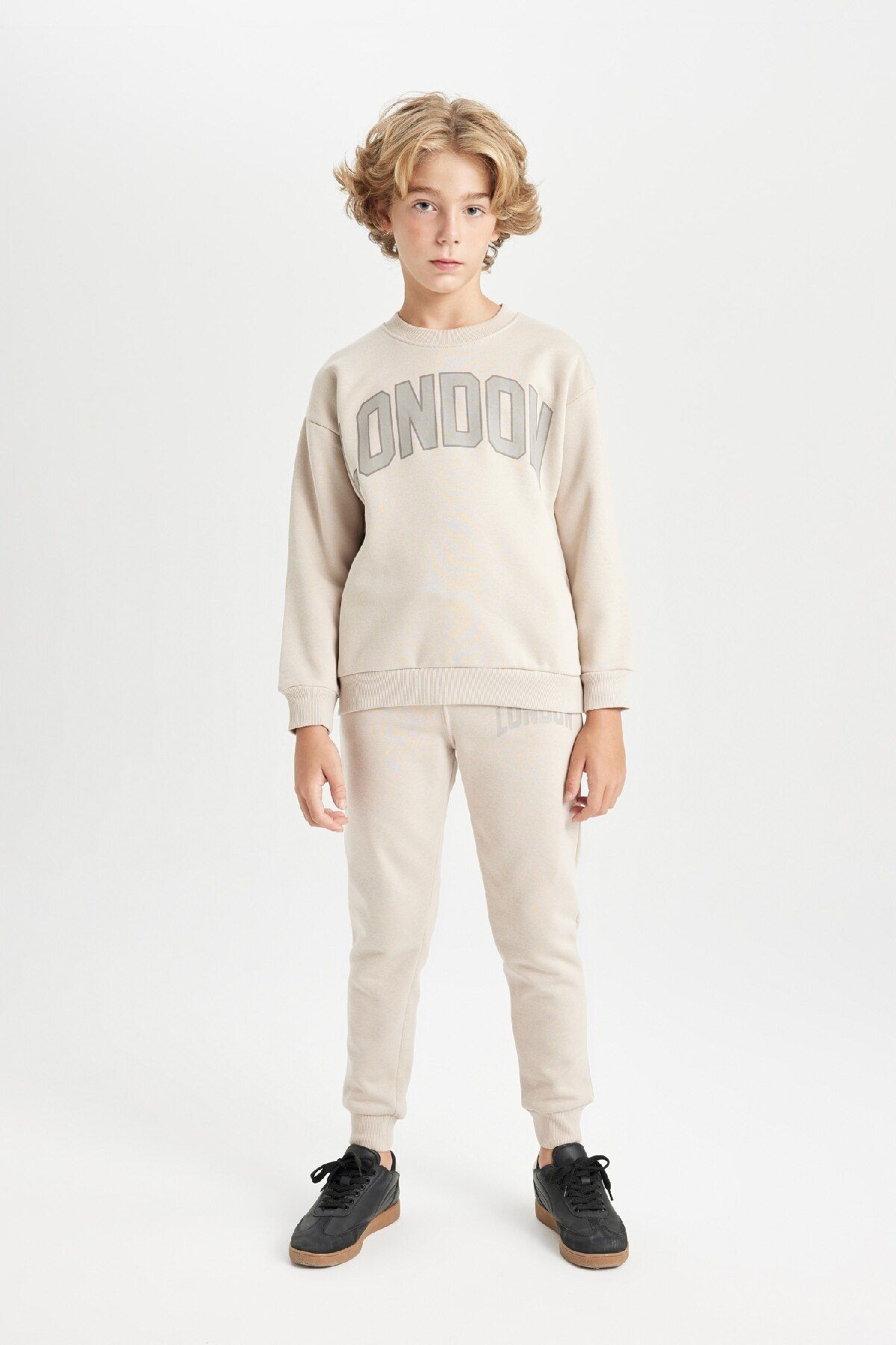 DEFACTO Boy Printed School Tracksuit Bottoms