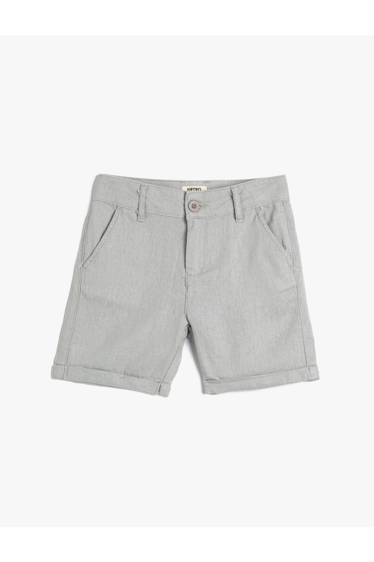 Koton Shorts - Gray - Normal Waist