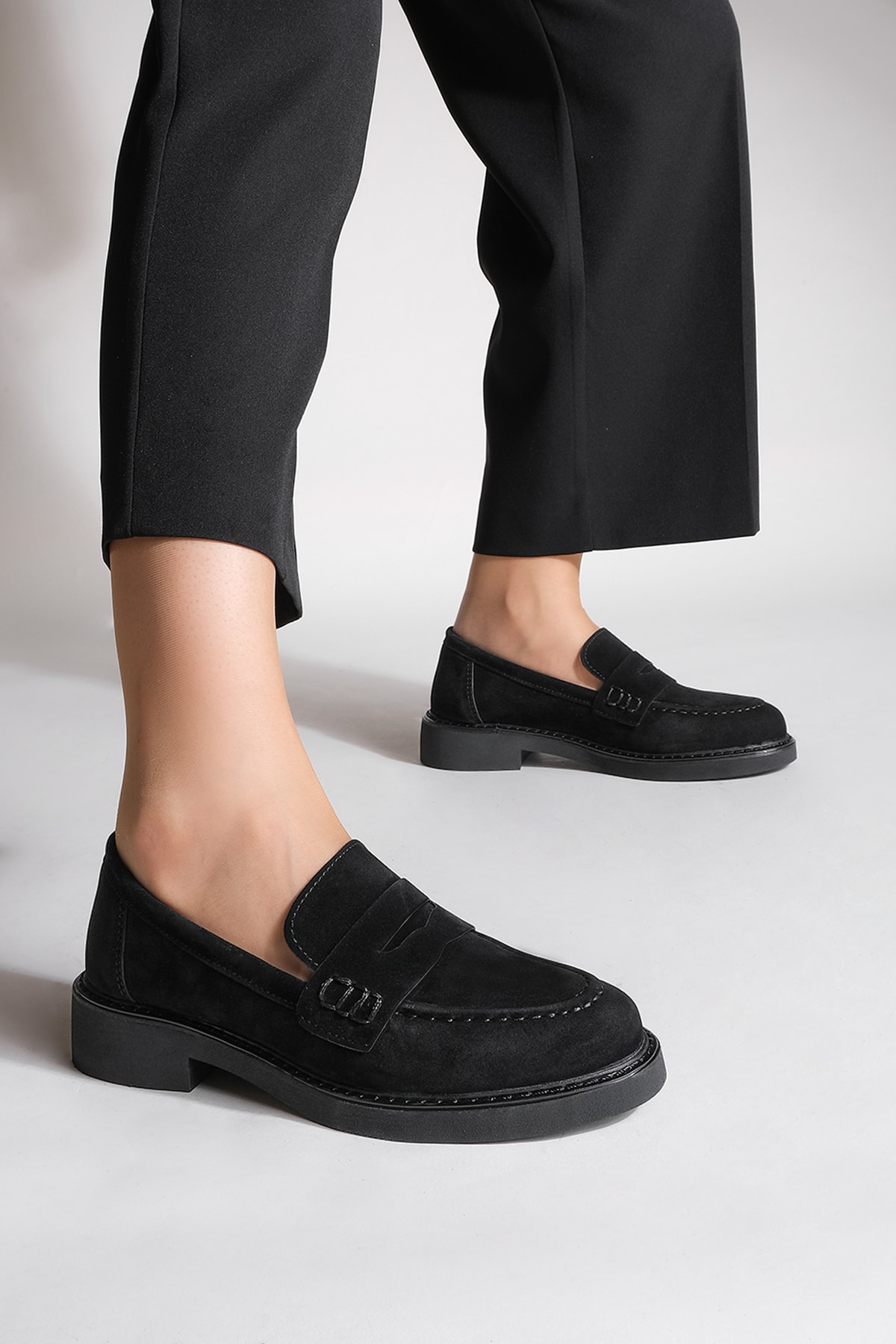 Marjin Women's Loafers Loafers Casual Shoes Andel Black