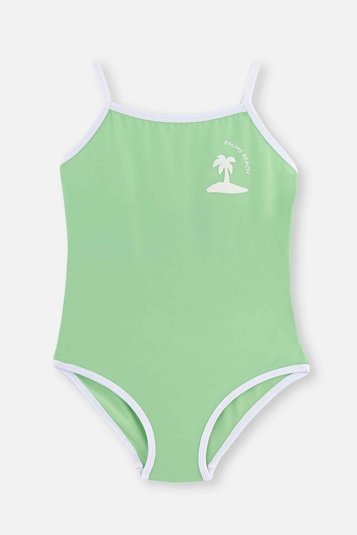Levně Dagi Green Piping Swimsuit