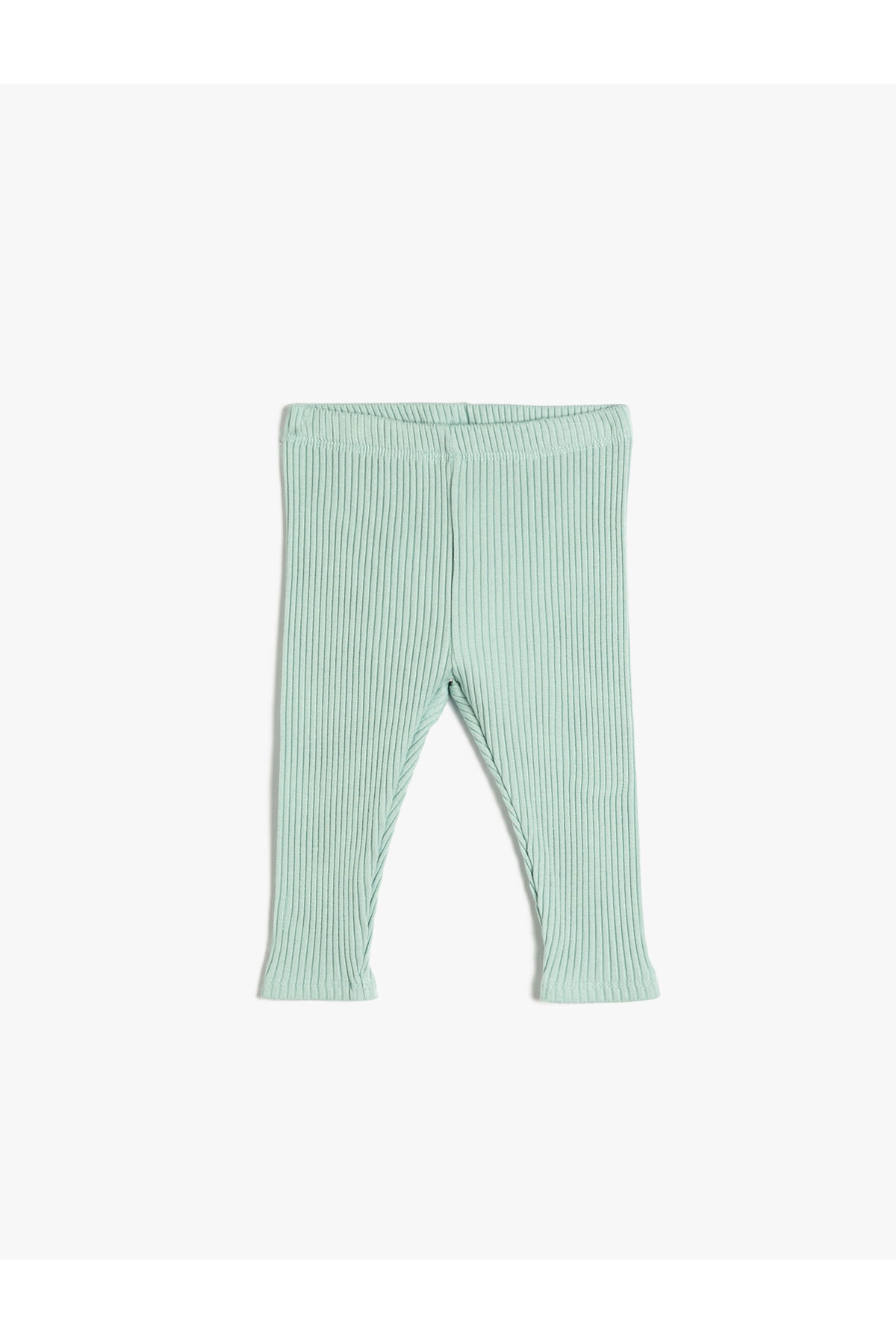 Koton Basic Leggings Ribbed Elastic Waistband Cotton