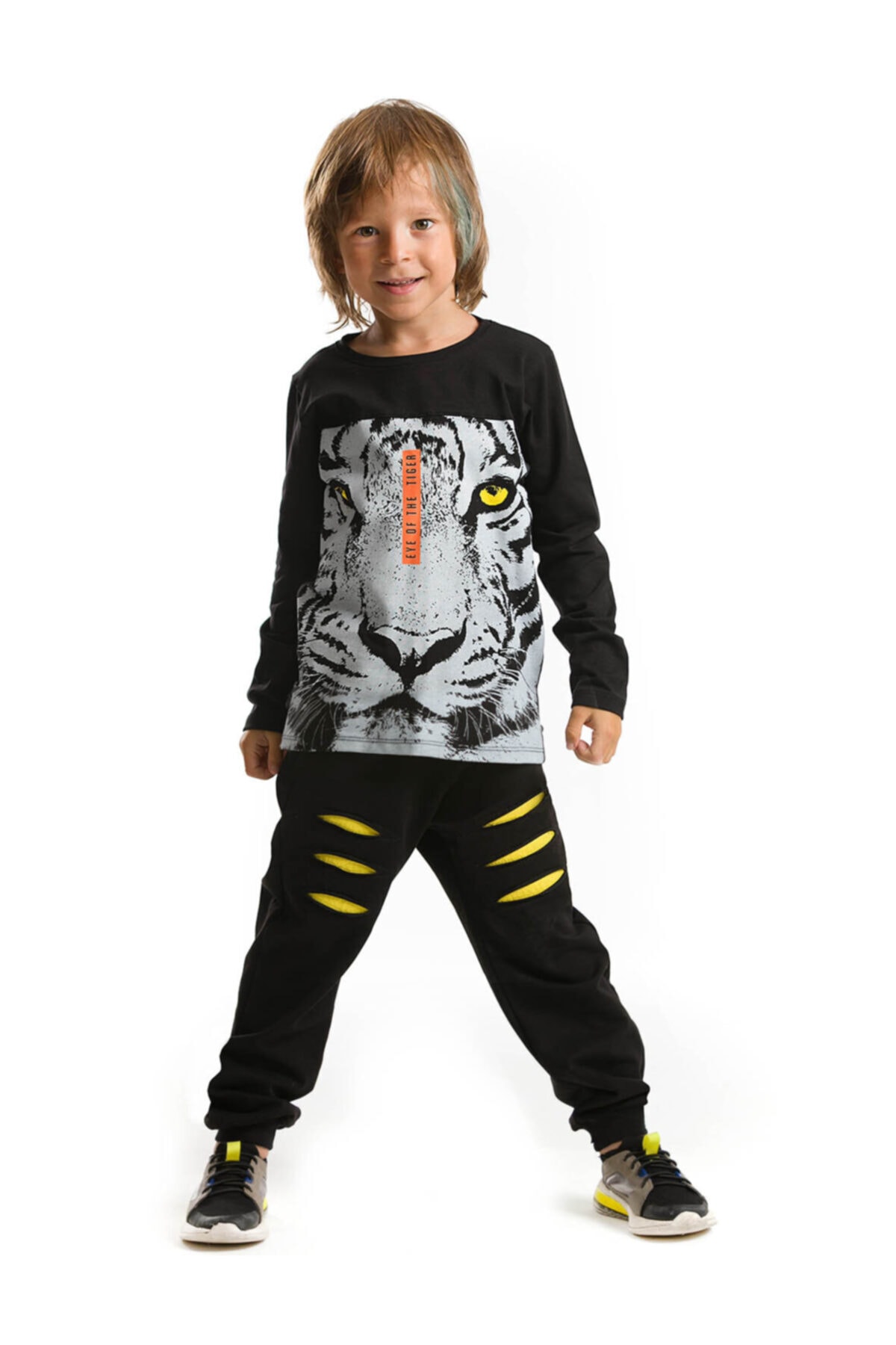Levně mshb&g Tiger Eye Boy's T-shirt Trousers Set