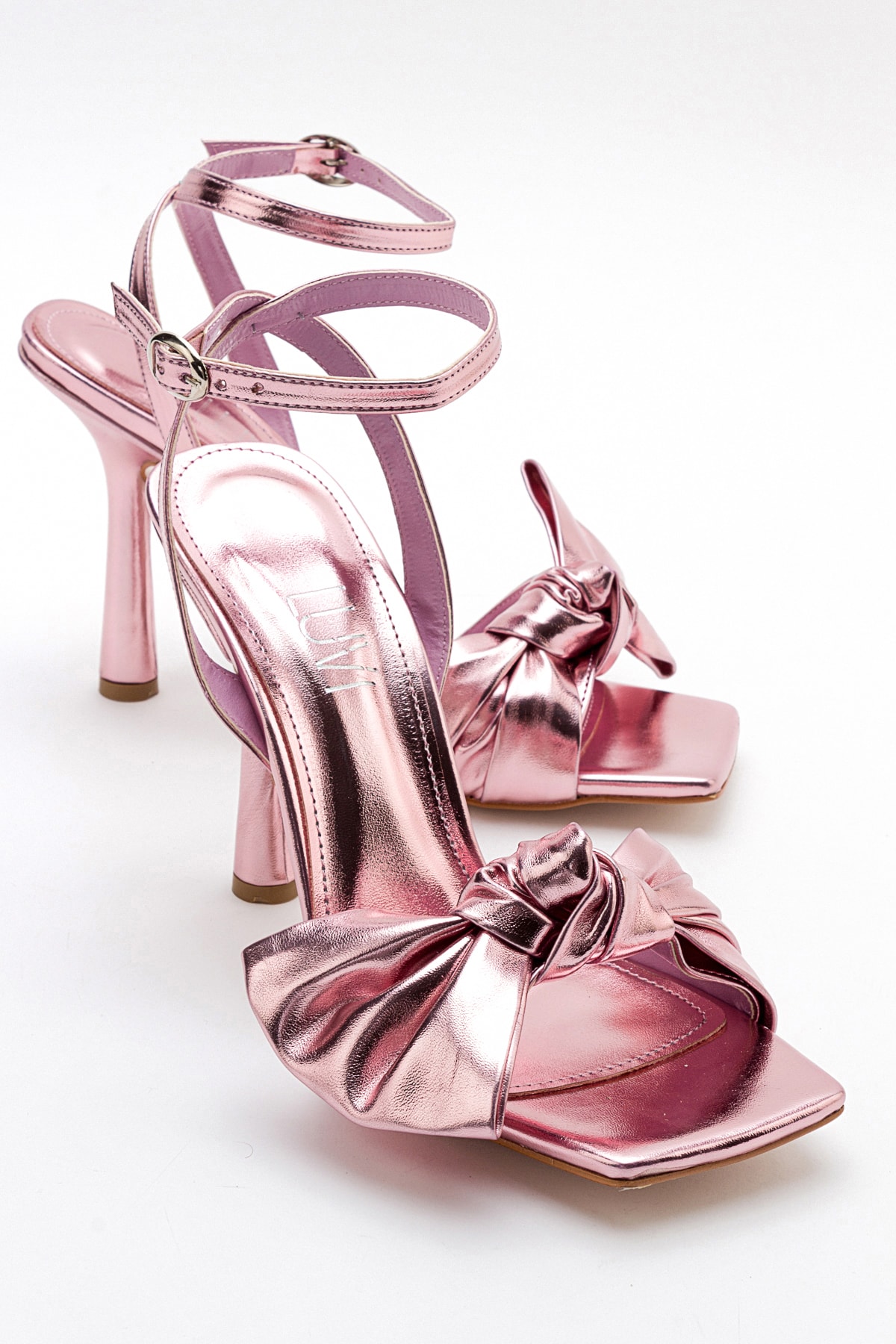 Levně LuviShoes Women's Pila Pink Heeled Shoes