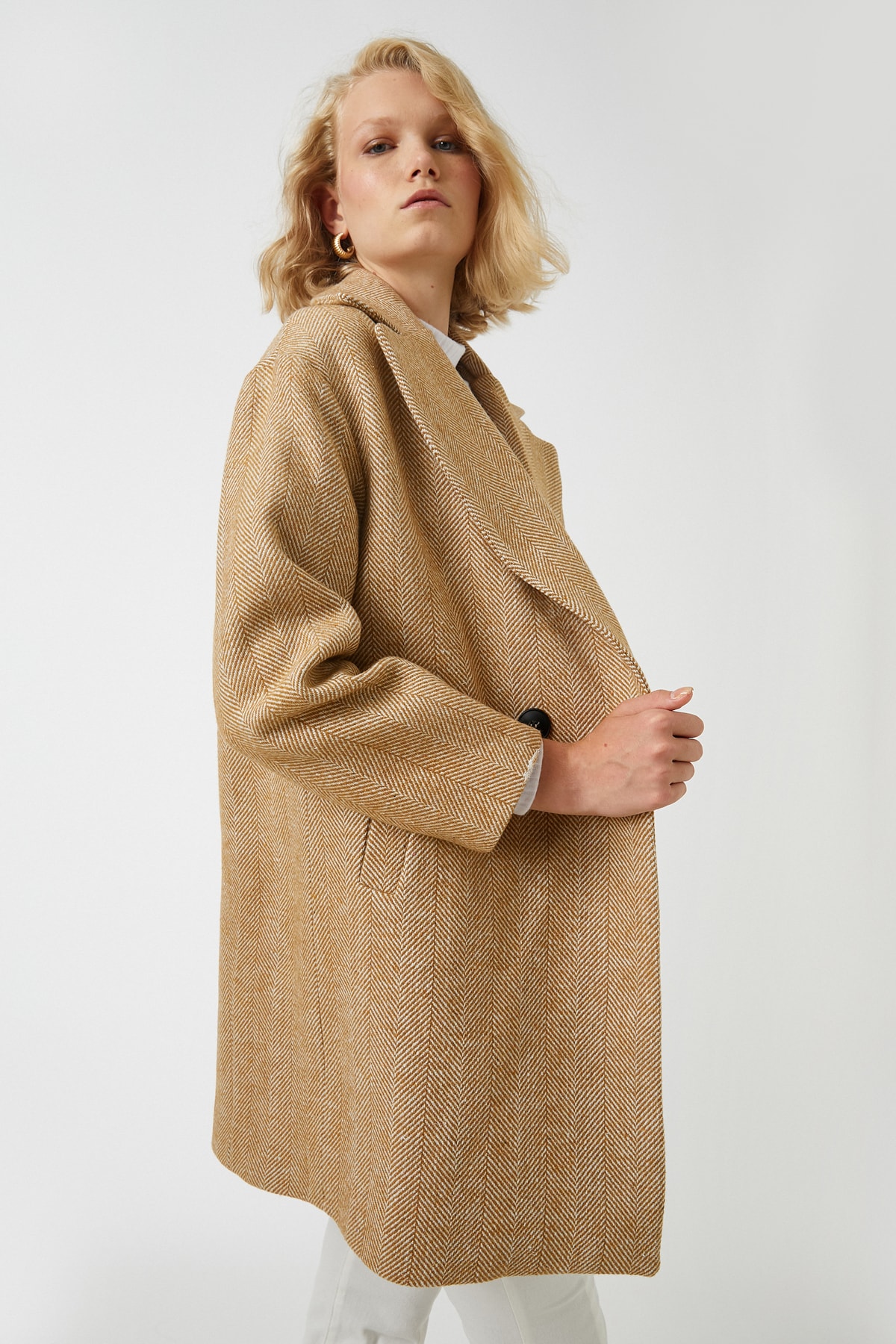 Koton Coat - Beige - Parka