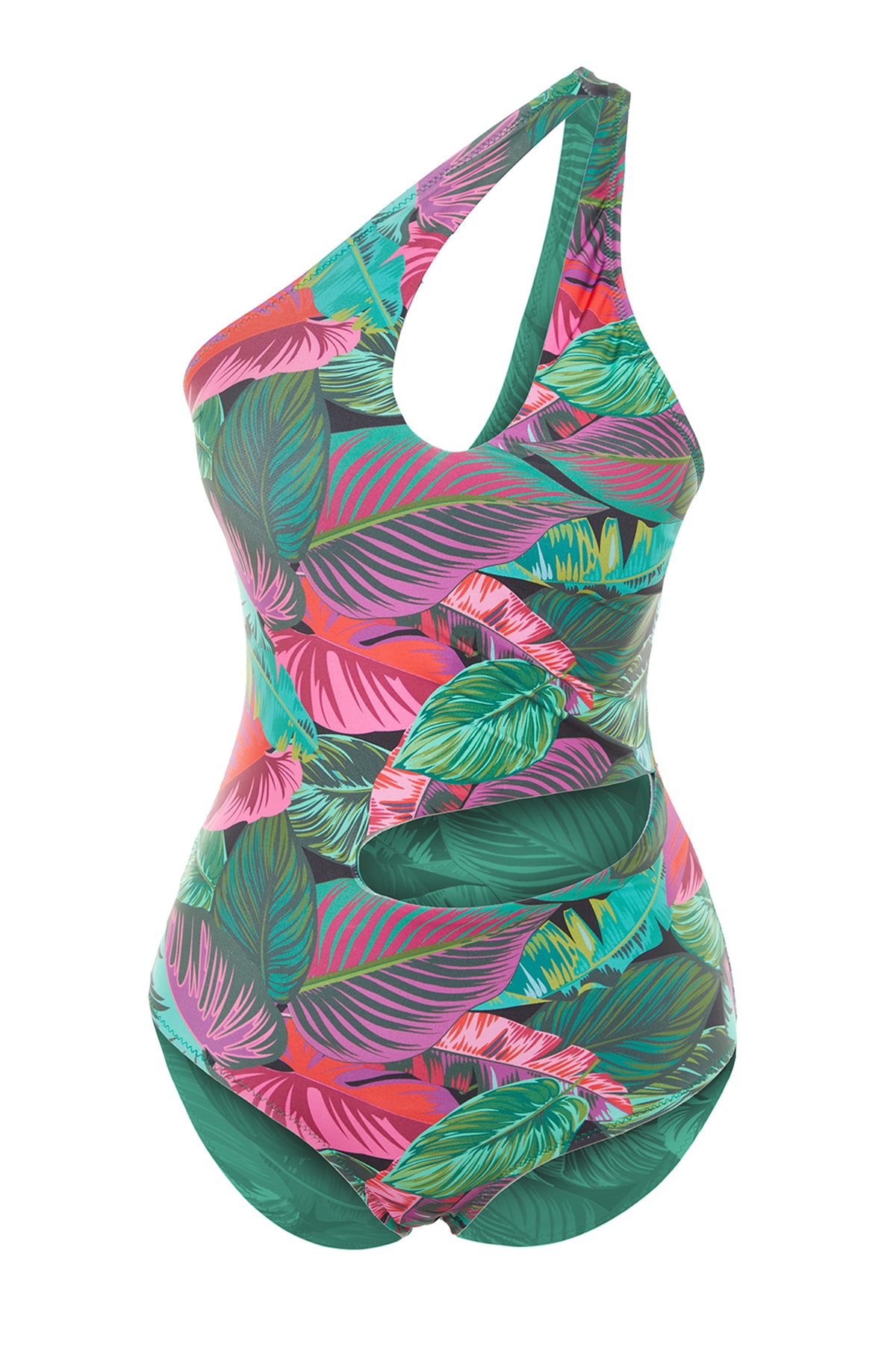 Costum de baie Trendyol Brush Paint Effect